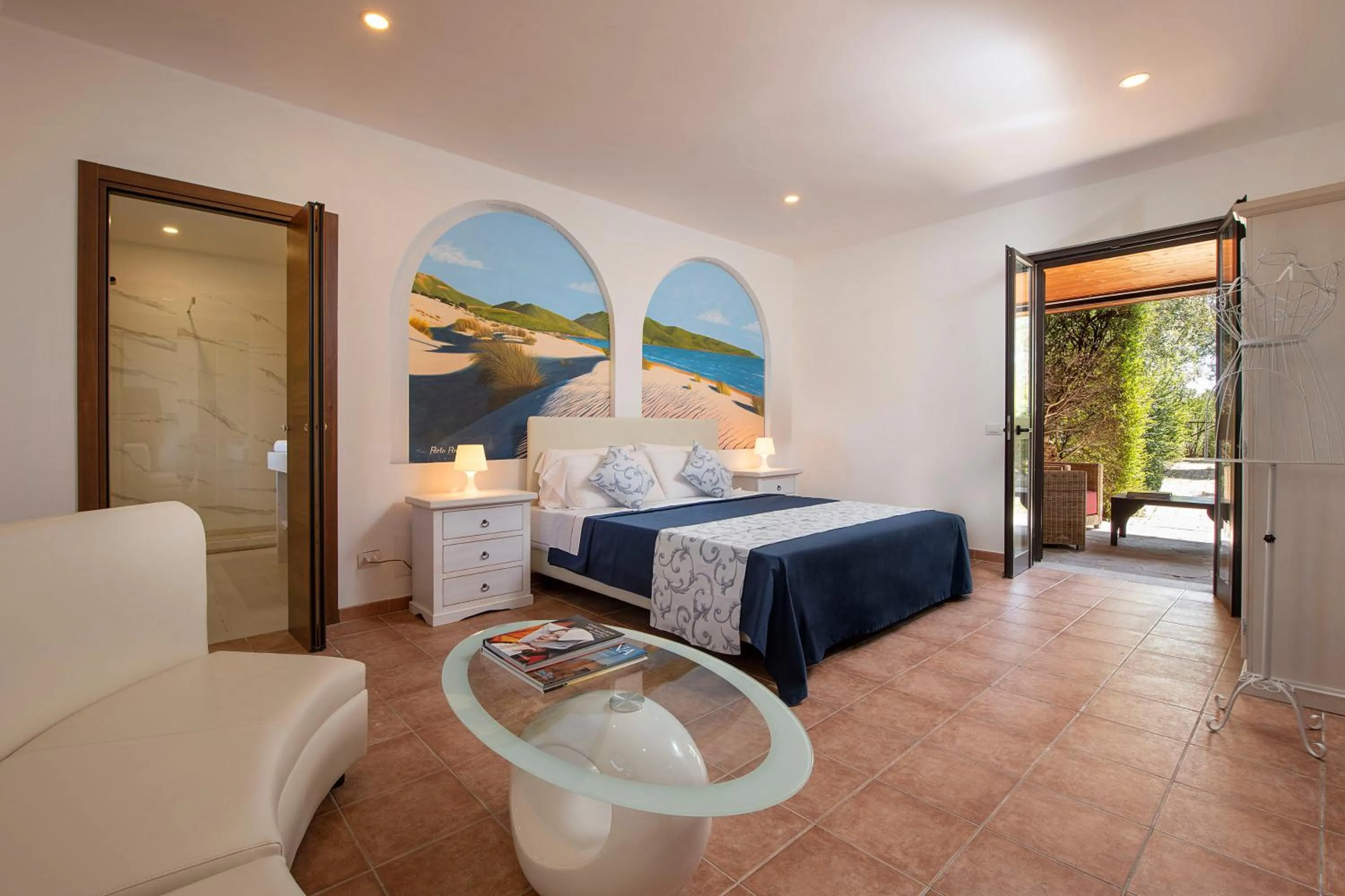 Bedroom, Bed in Hotel Rurale Orti di Nora & SPA