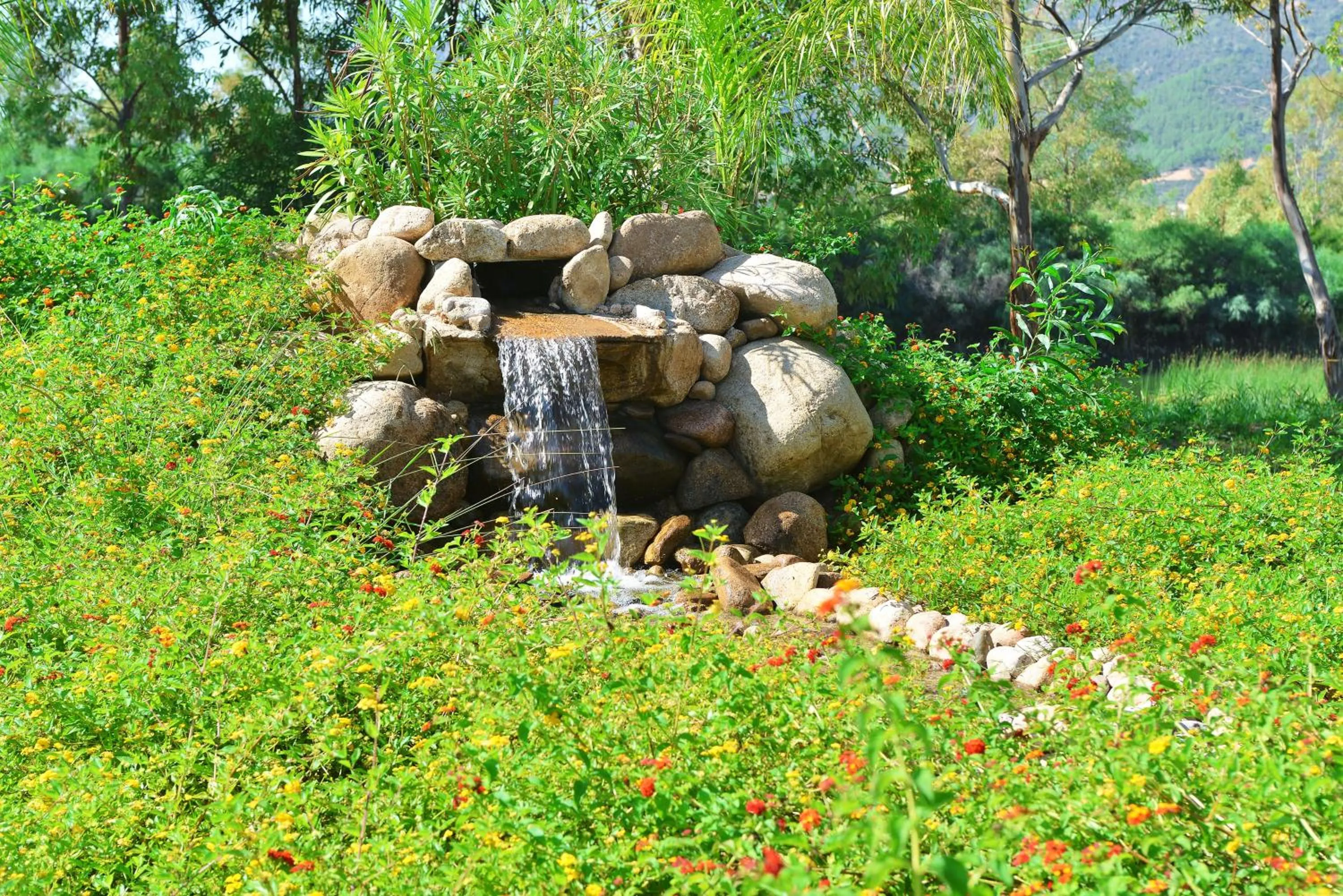 Garden view in Hotel Rurale Orti di Nora & SPA