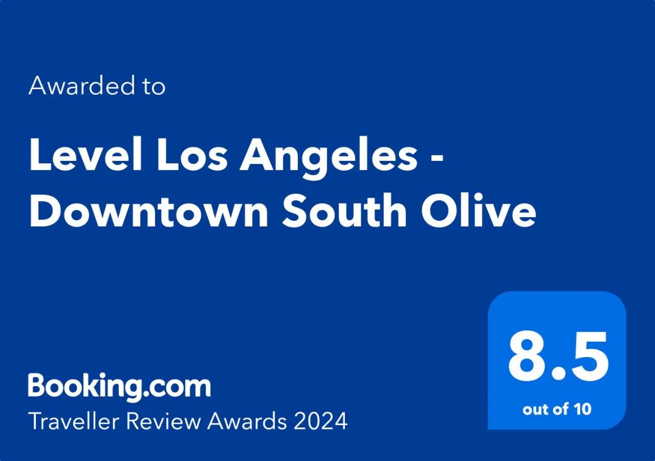 Certificate/Award in Level Los Angeles - Downtown South Olive