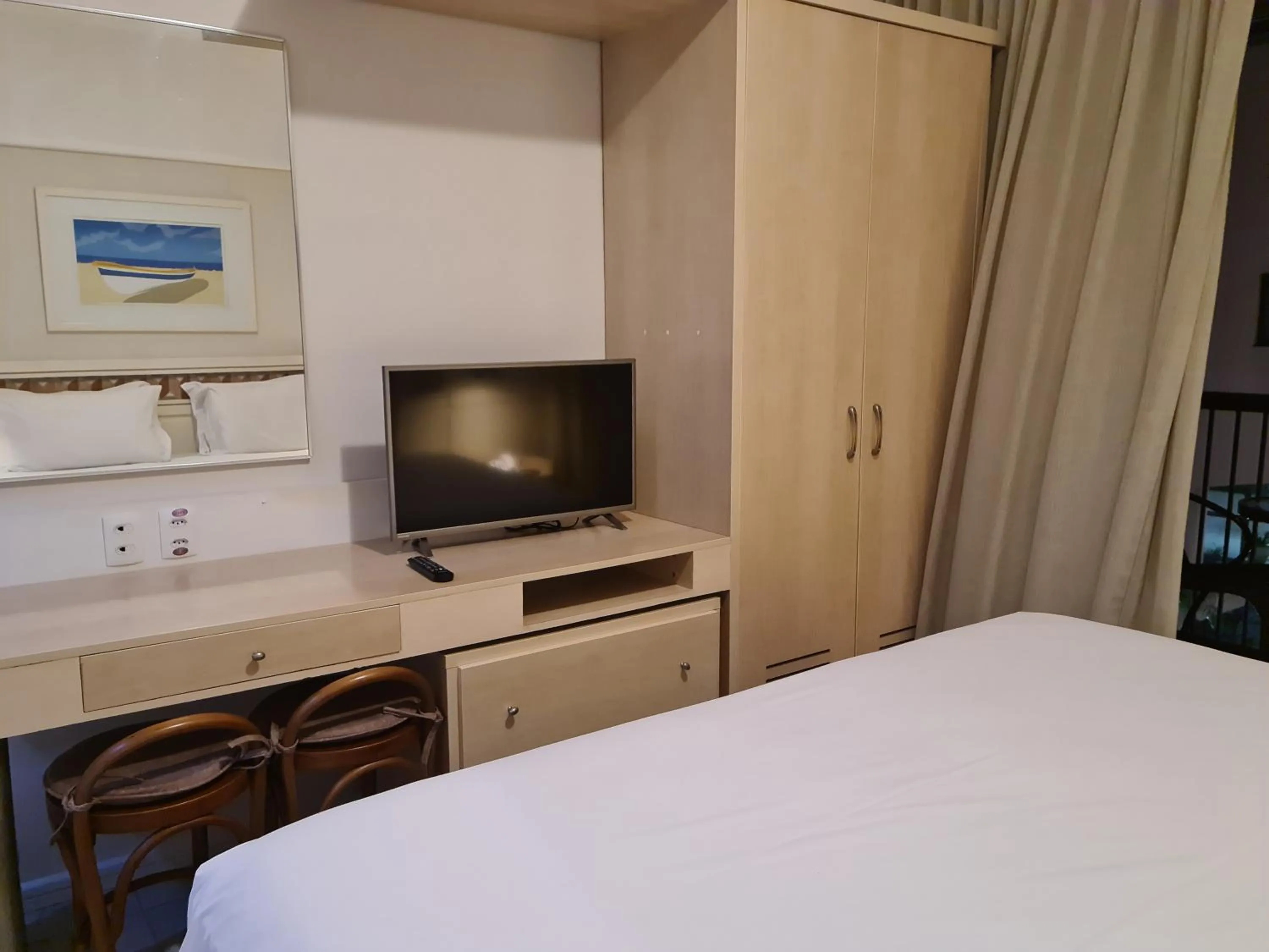 Bed in Jurerê Beach Village Studios Para Temporada