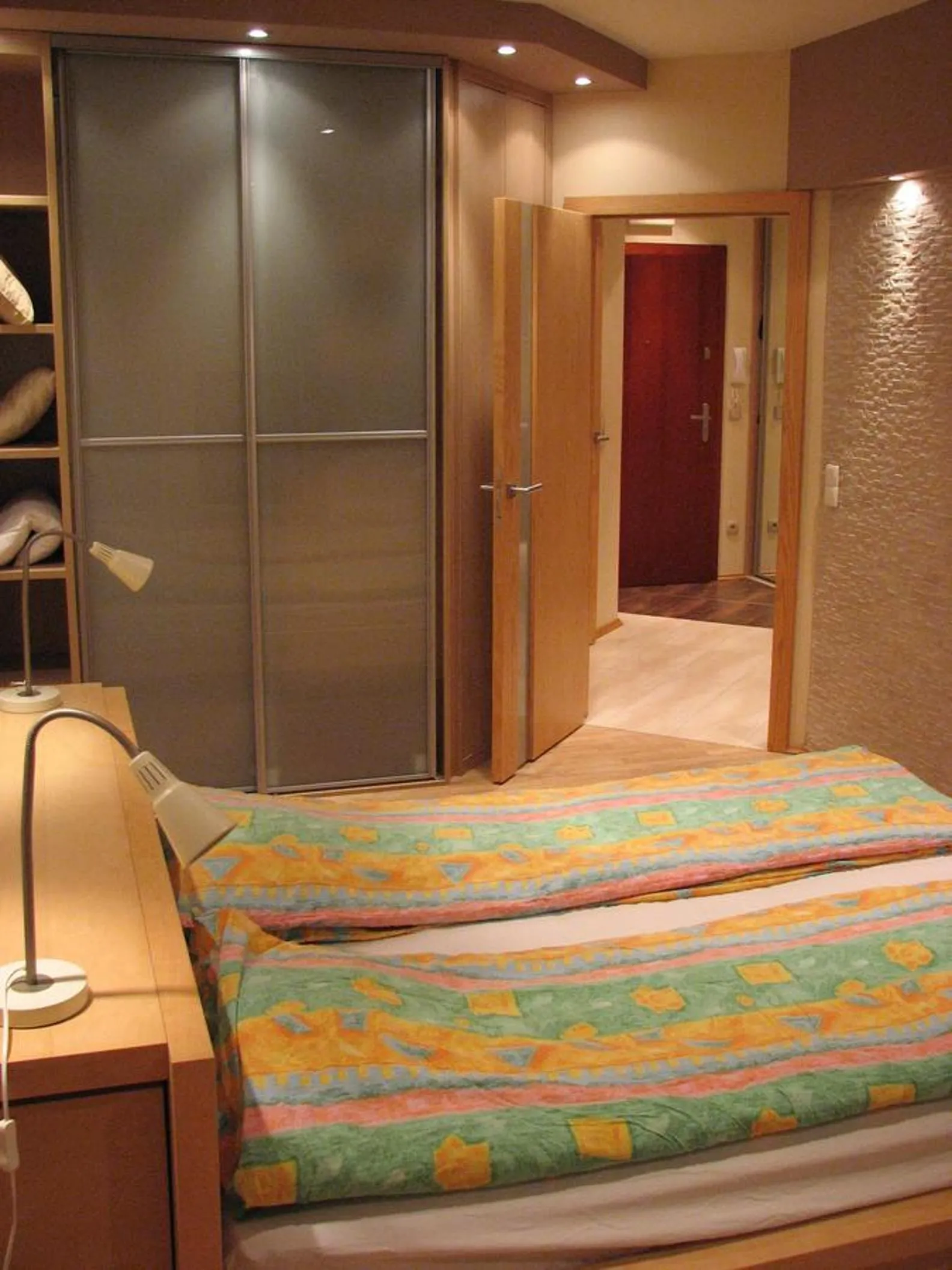 Bedroom, Bed in Apartament w Ustroniu