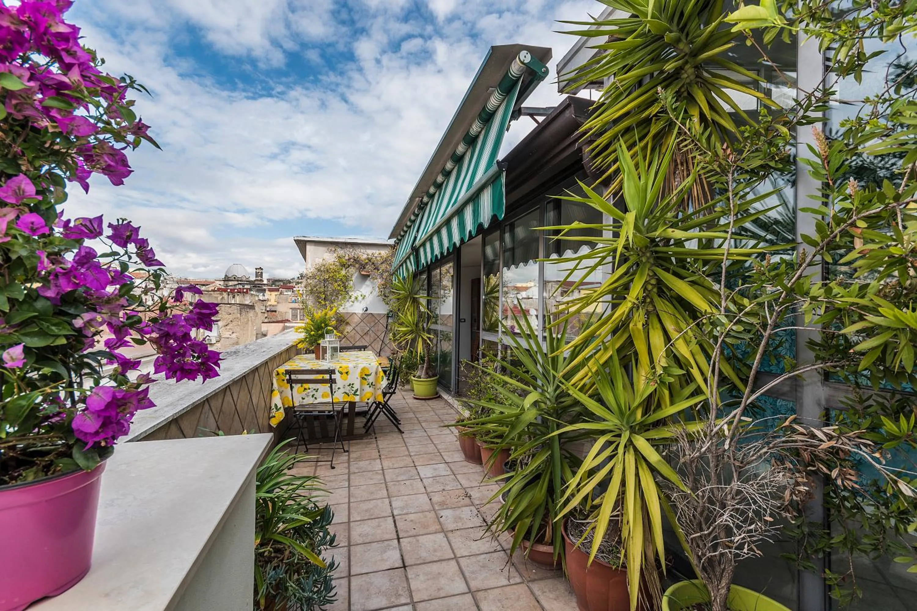 Historical Naples with panoramic terrace