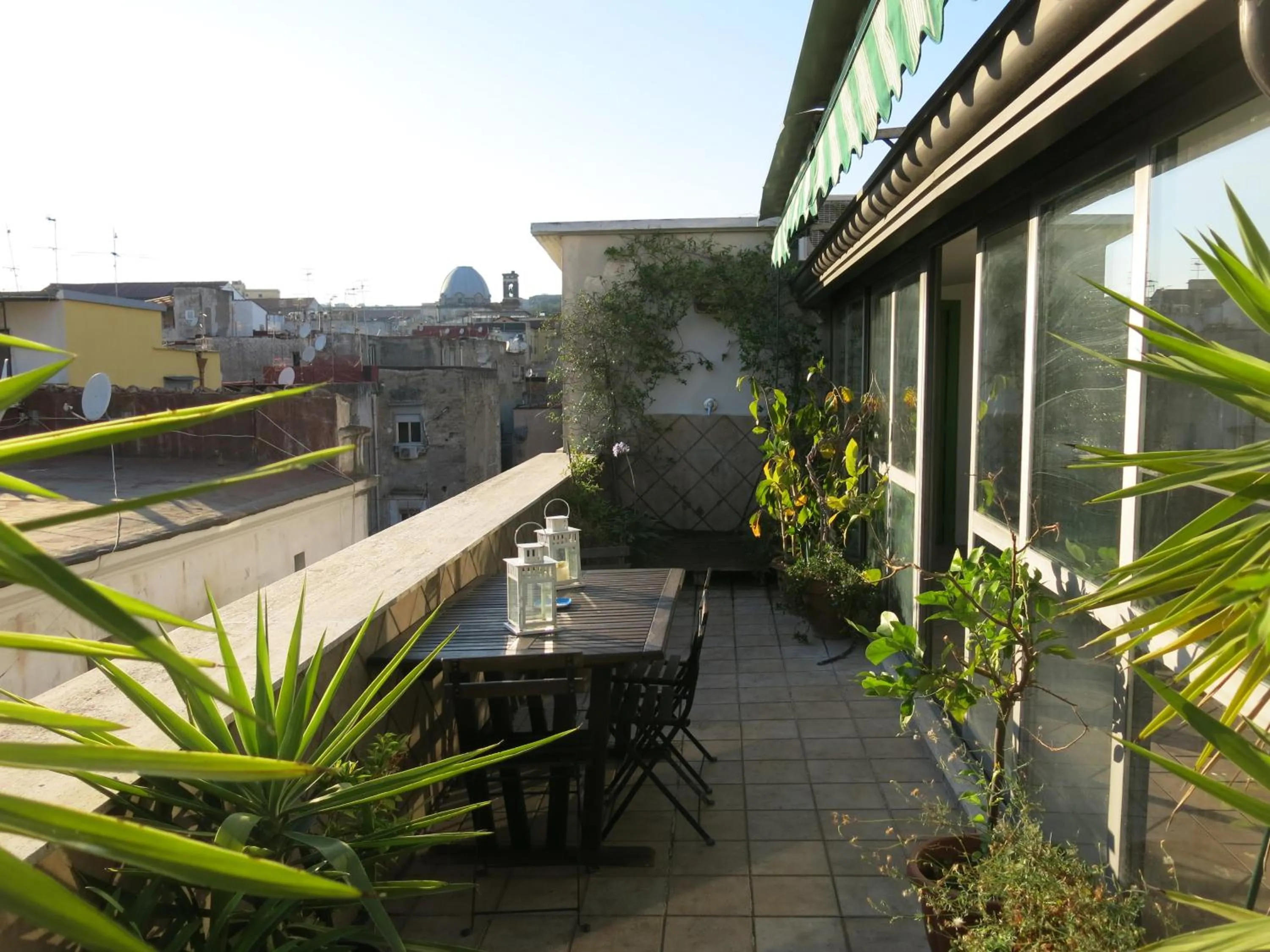 Historical Naples with panoramic terrace
