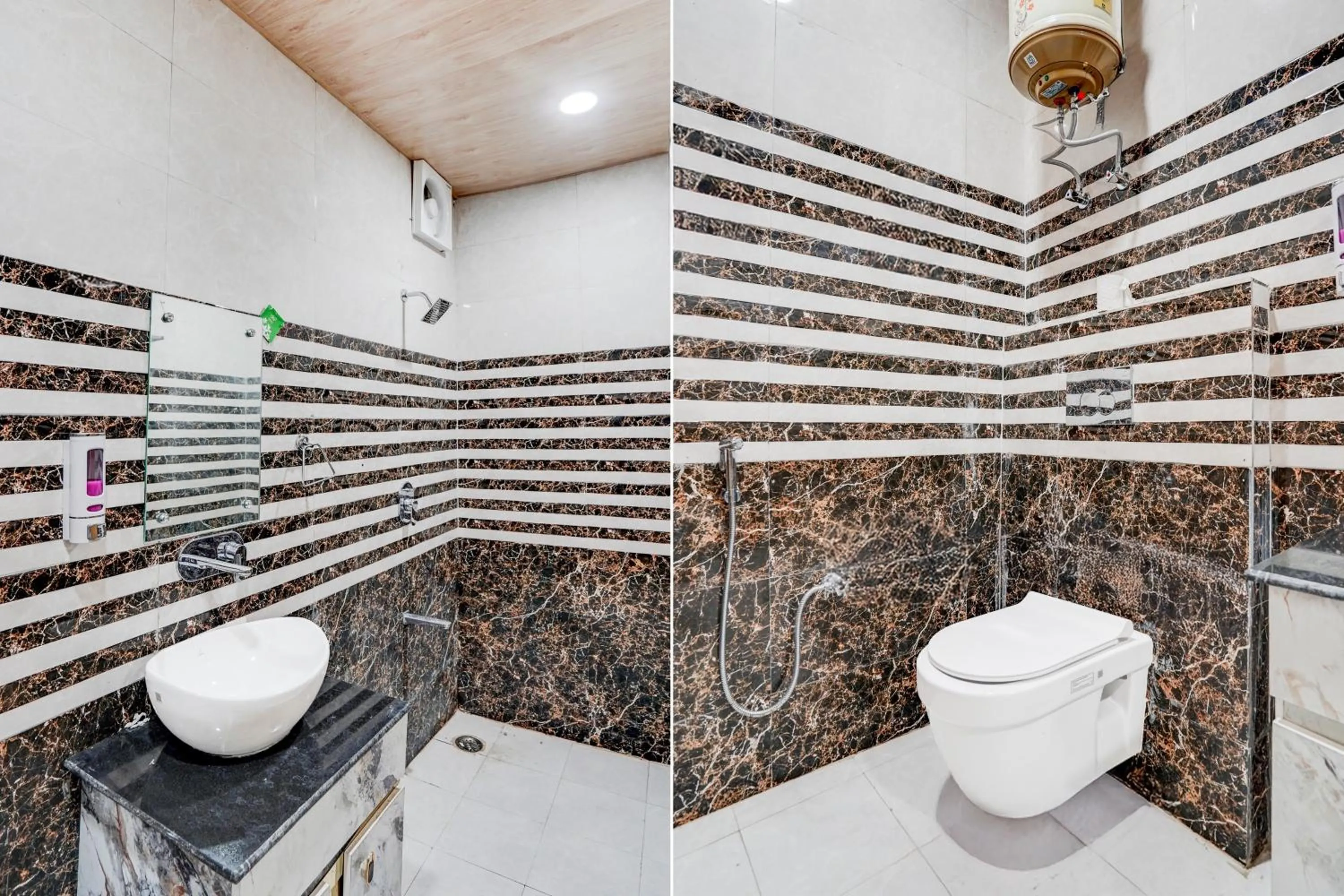 Bathroom in Super Collection O Ram Mandir Ayodhya Formerly Hotel Aarambh