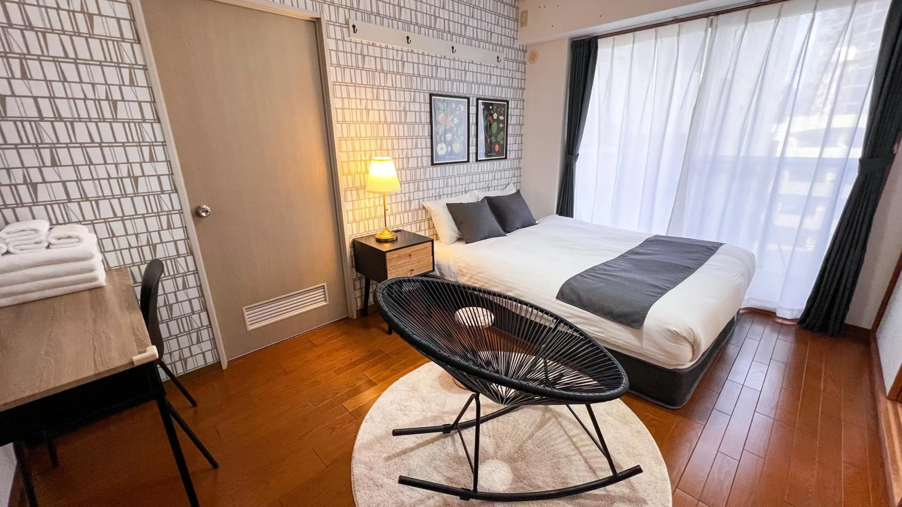 Bed in OUCHI HOTEL Kawaramachi