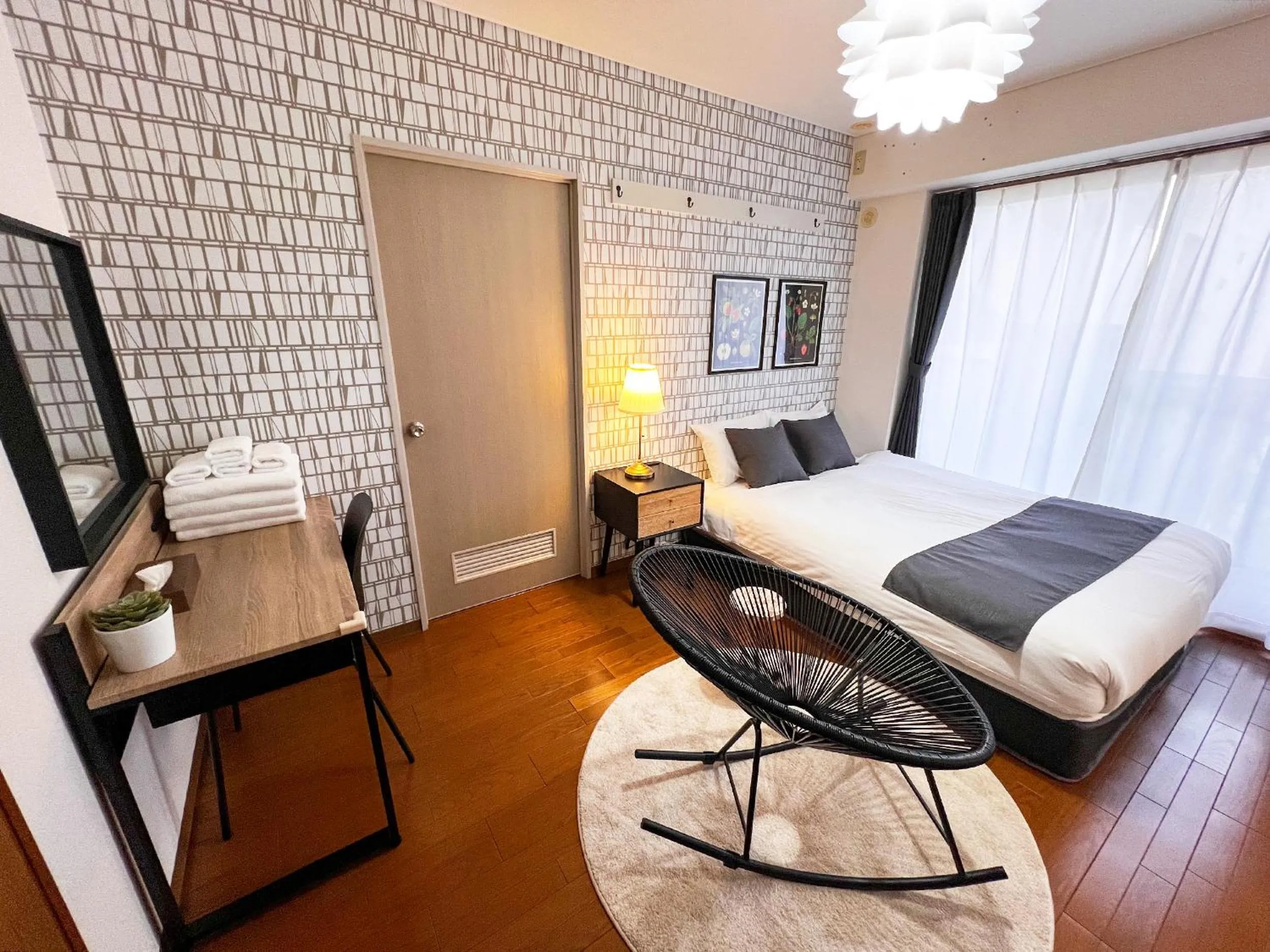 Bed in OUCHI HOTEL Kawaramachi