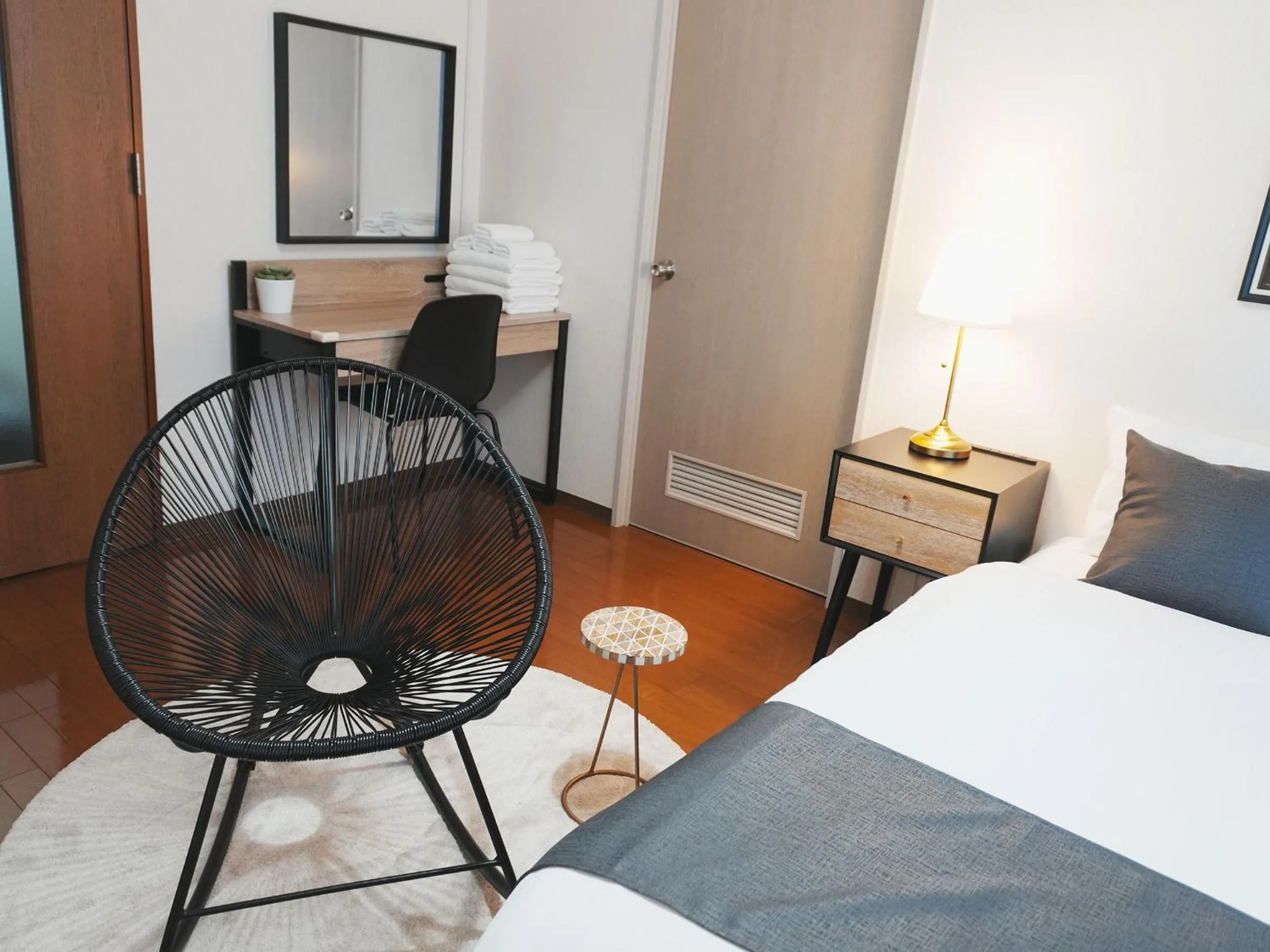 Bed in OUCHI HOTEL Kawaramachi