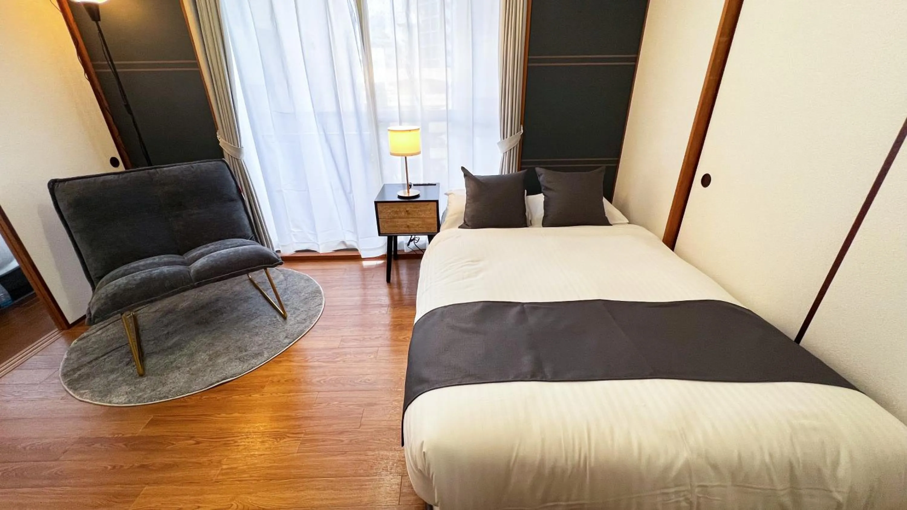 Bed in OUCHI HOTEL Kawaramachi