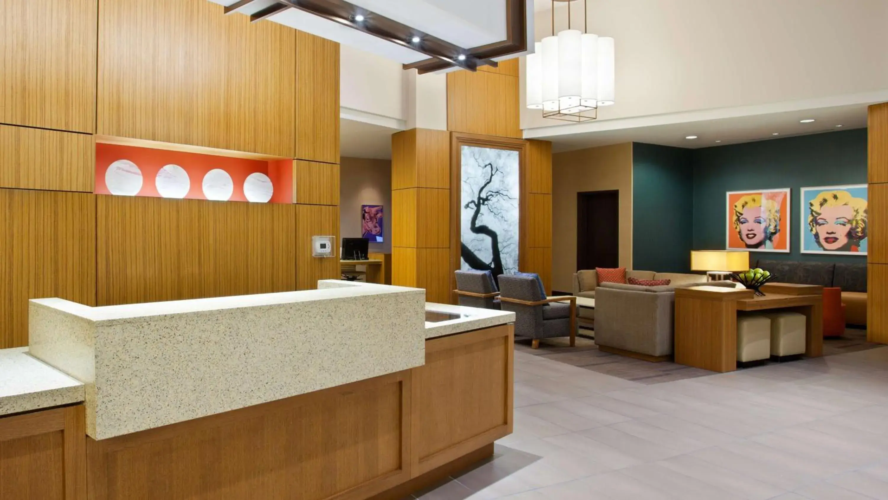 Lobby or reception in Hyatt Place at The Hollywood Casino Pittsburgh South Lobby or reception in Hyatt Place at The Hollywood Casino Pittsburgh South