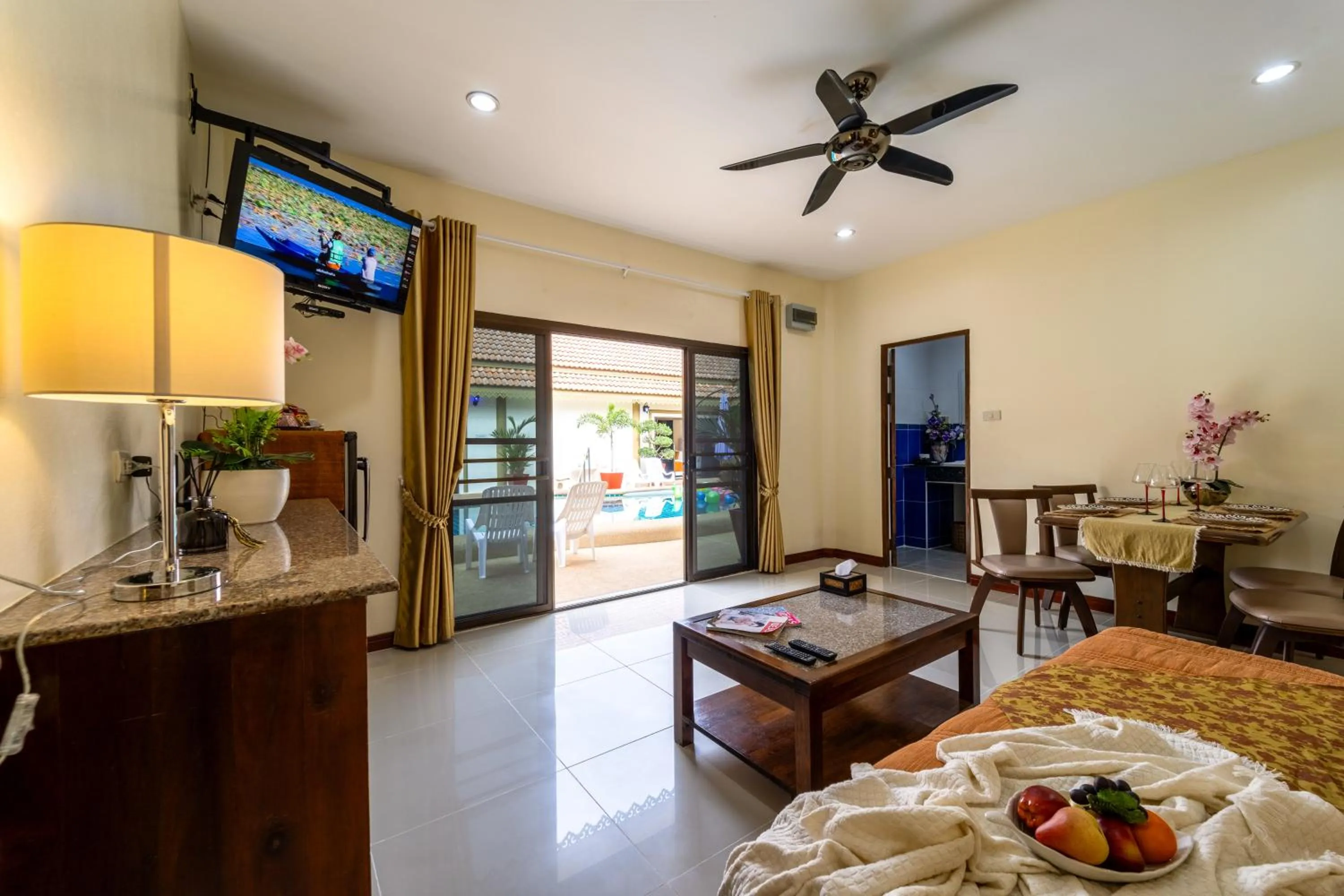 Seating area in Siam Court Hotel and Resort