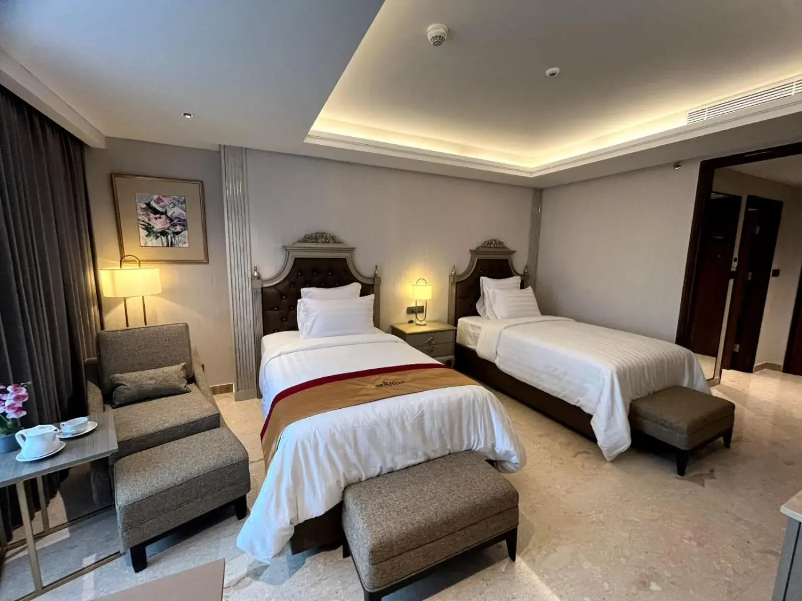 Twin Room in Grand Travello Hotel Bekasi Twin Room in Grand Travello Hotel Bekasi