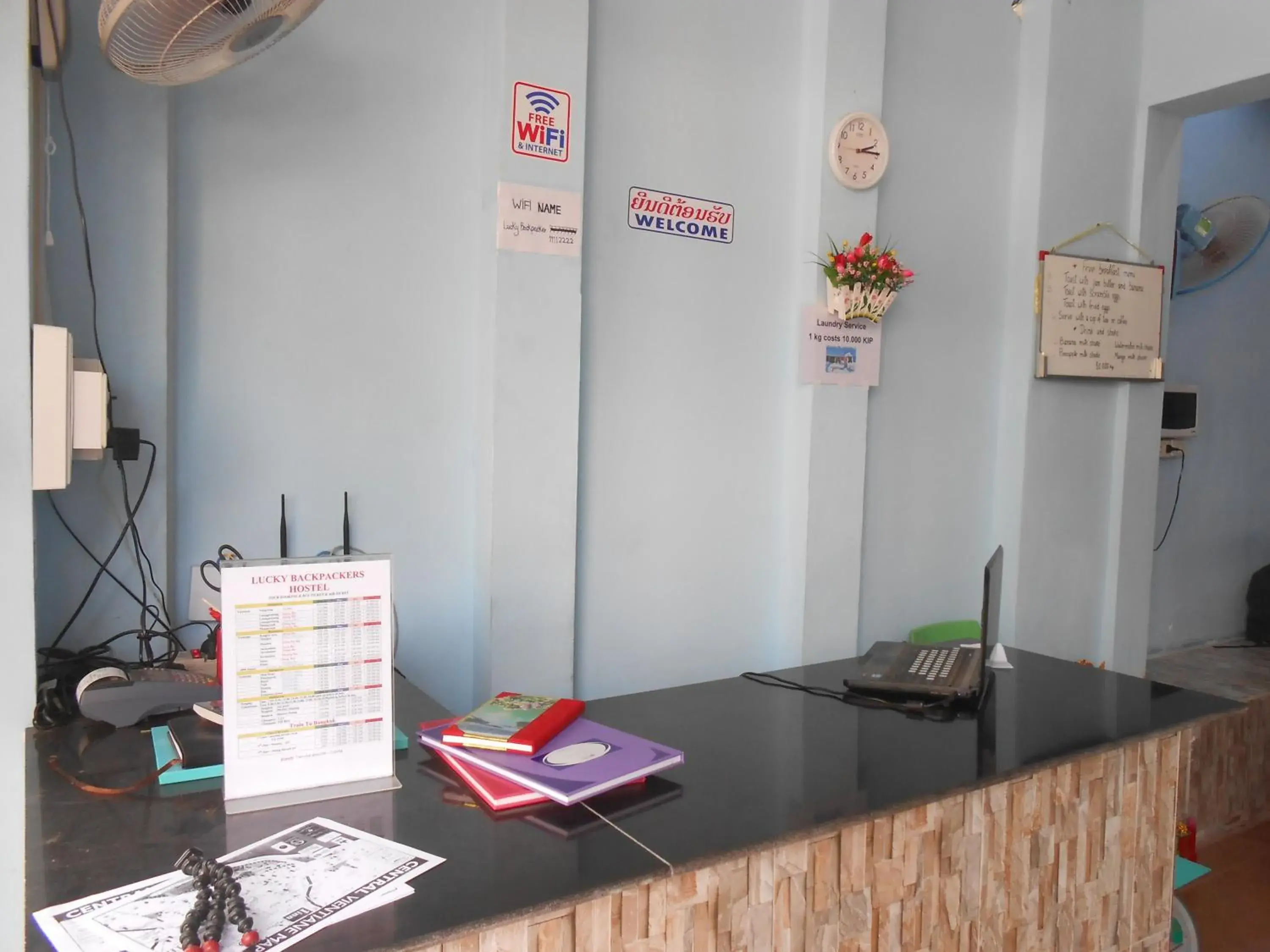 Lobby or reception in Lucky Backpacker Hostel Lobby or reception in Lucky Backpacker Hostel