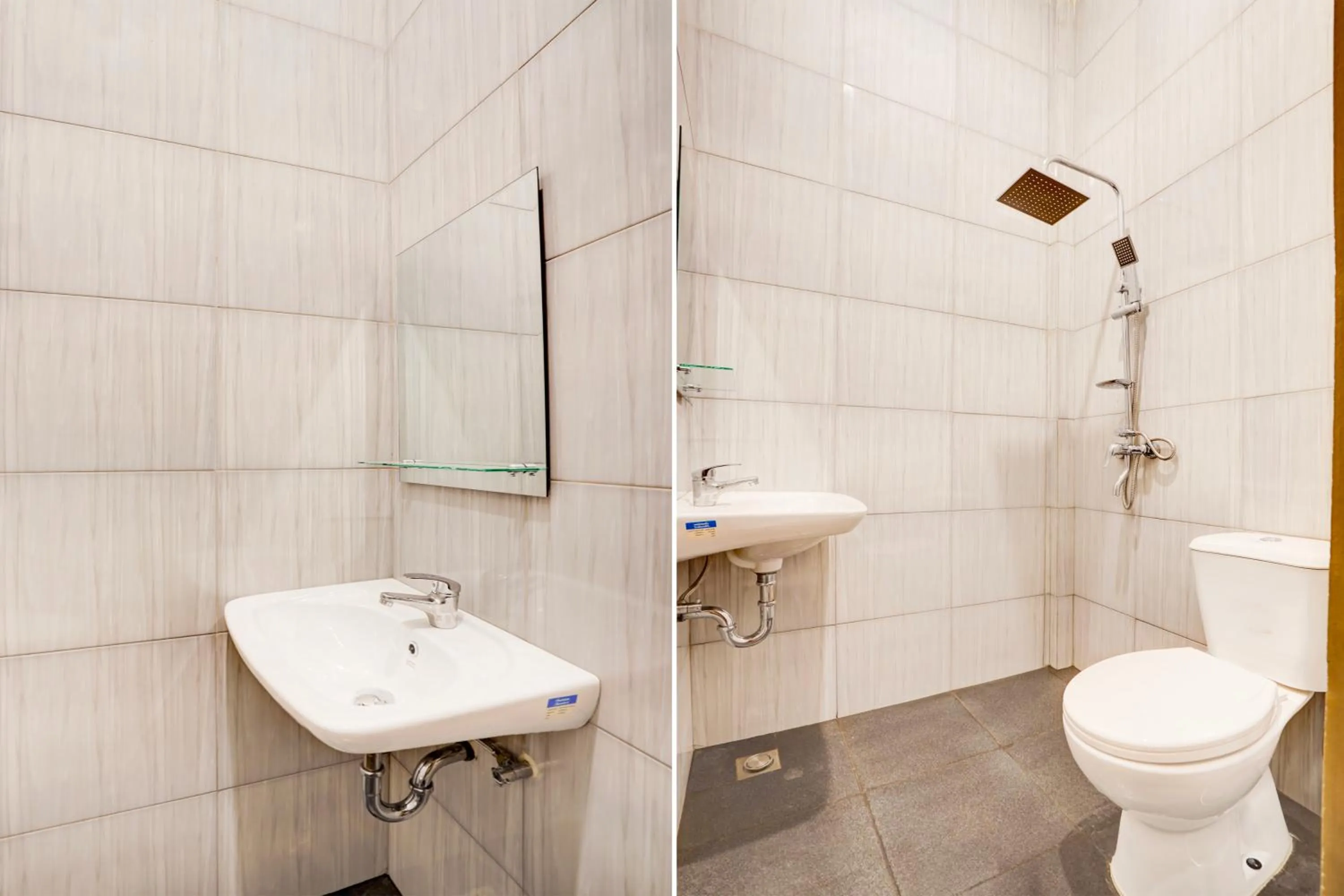 Bathroom in Collection O Padang City Center Near Transmart Padang Formerly De Orchids