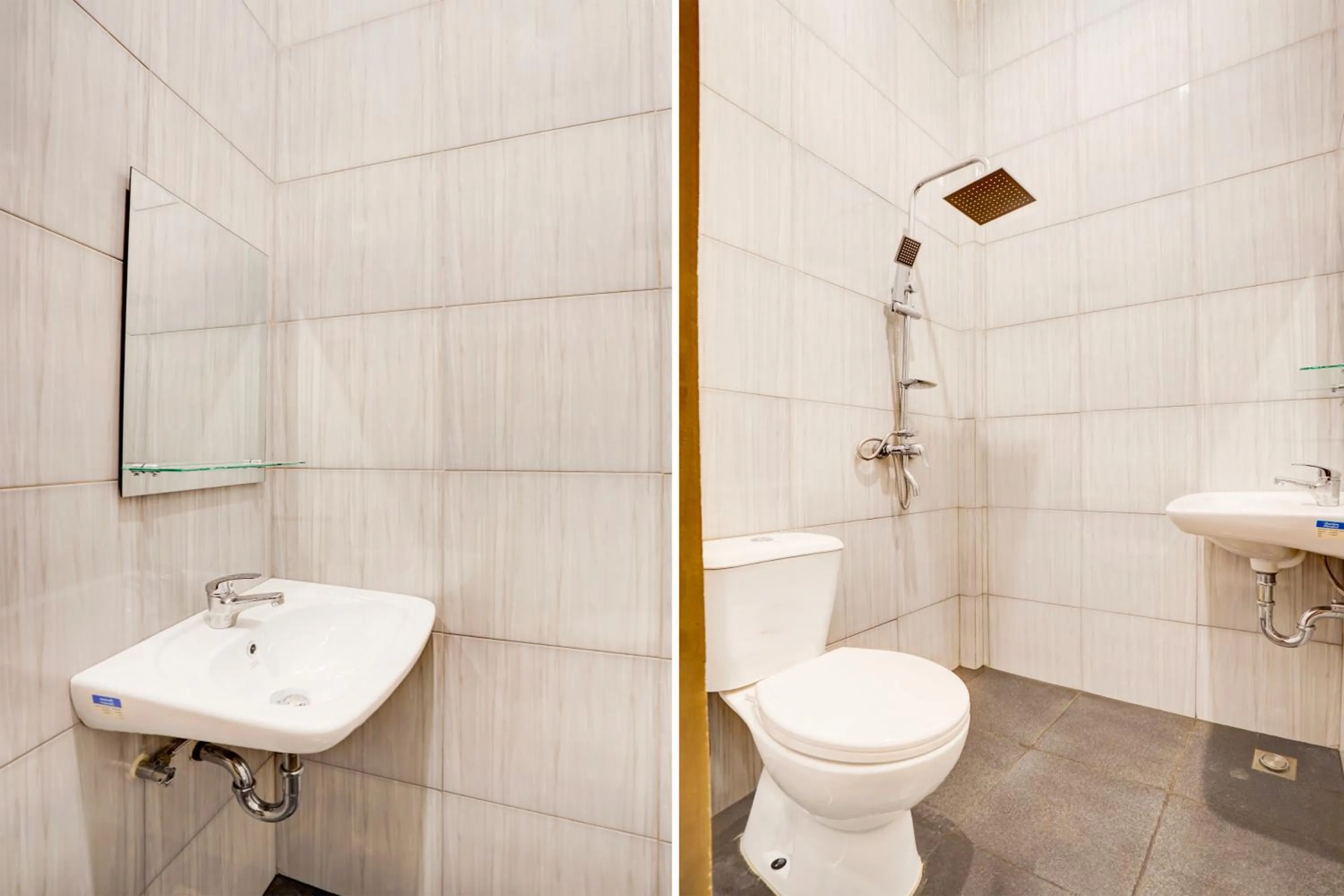 Bathroom in Collection O Padang City Center Near Transmart Padang Formerly De Orchids