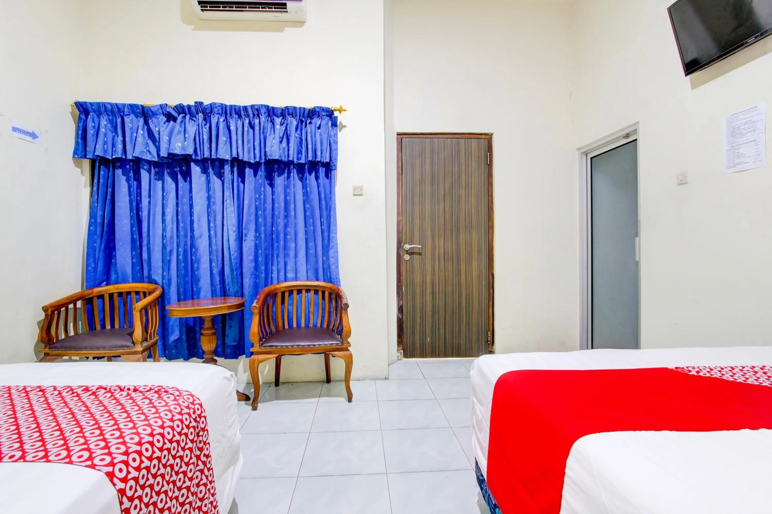 Bedroom, Bed in Hotel O Jalan Malioboro Near Stasiun Tugu Yogyakarta Formerly Hotel Baru