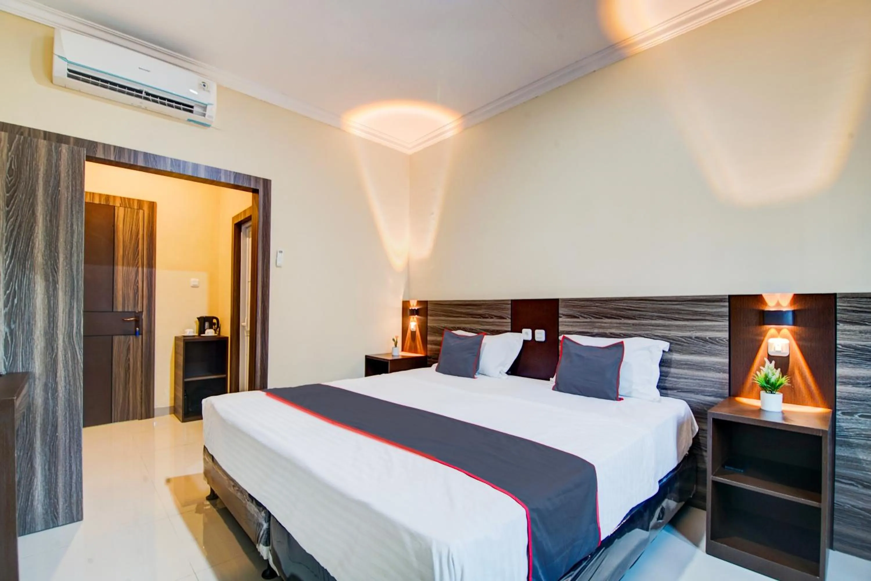 Bed in Collection O Pusat Kota Pekanbaru Near Rumah Sakit Prima Formerly King's Homestay