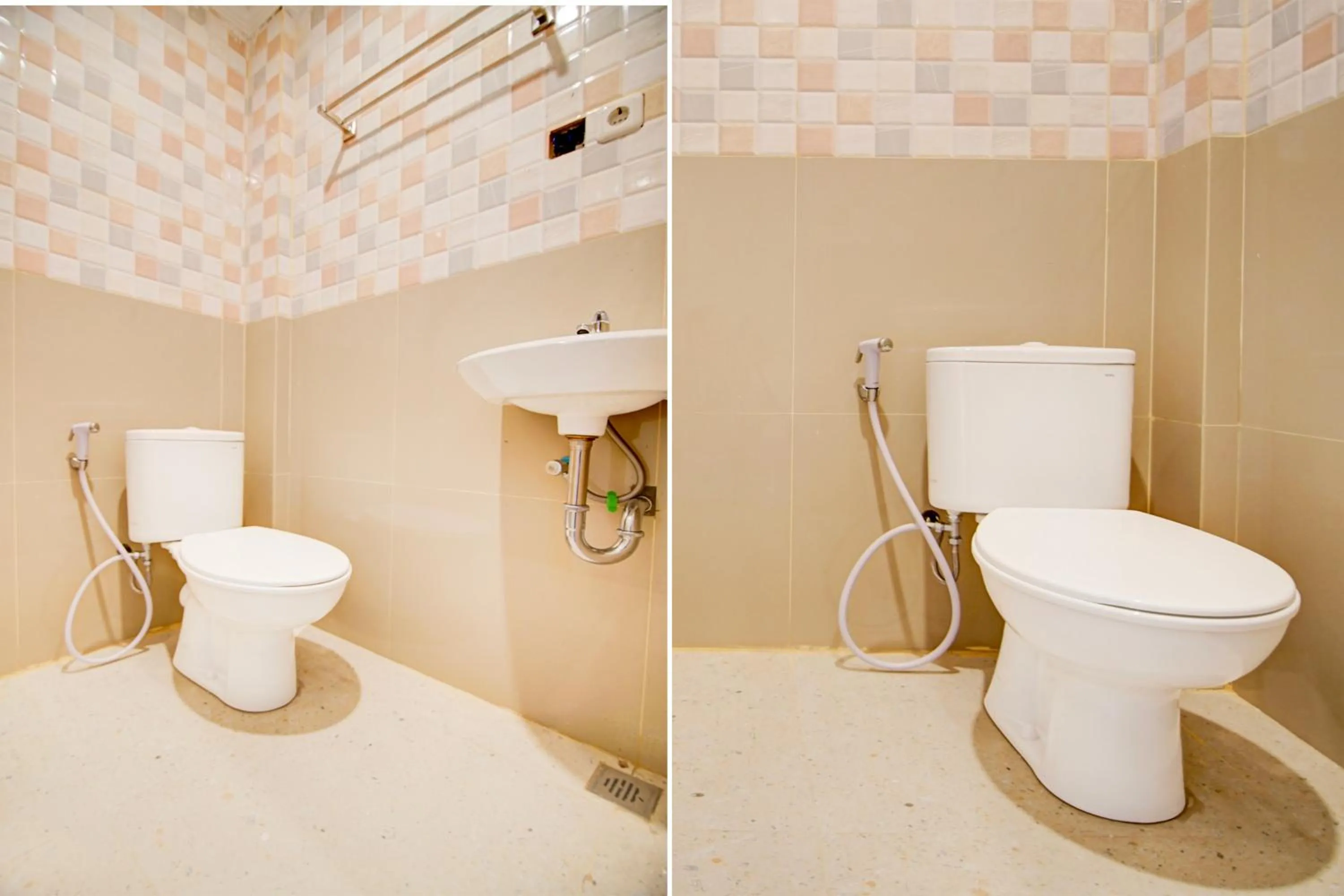 Bathroom in Collection O Pusat Kota Pekanbaru Near Rumah Sakit Prima Formerly King's Homestay