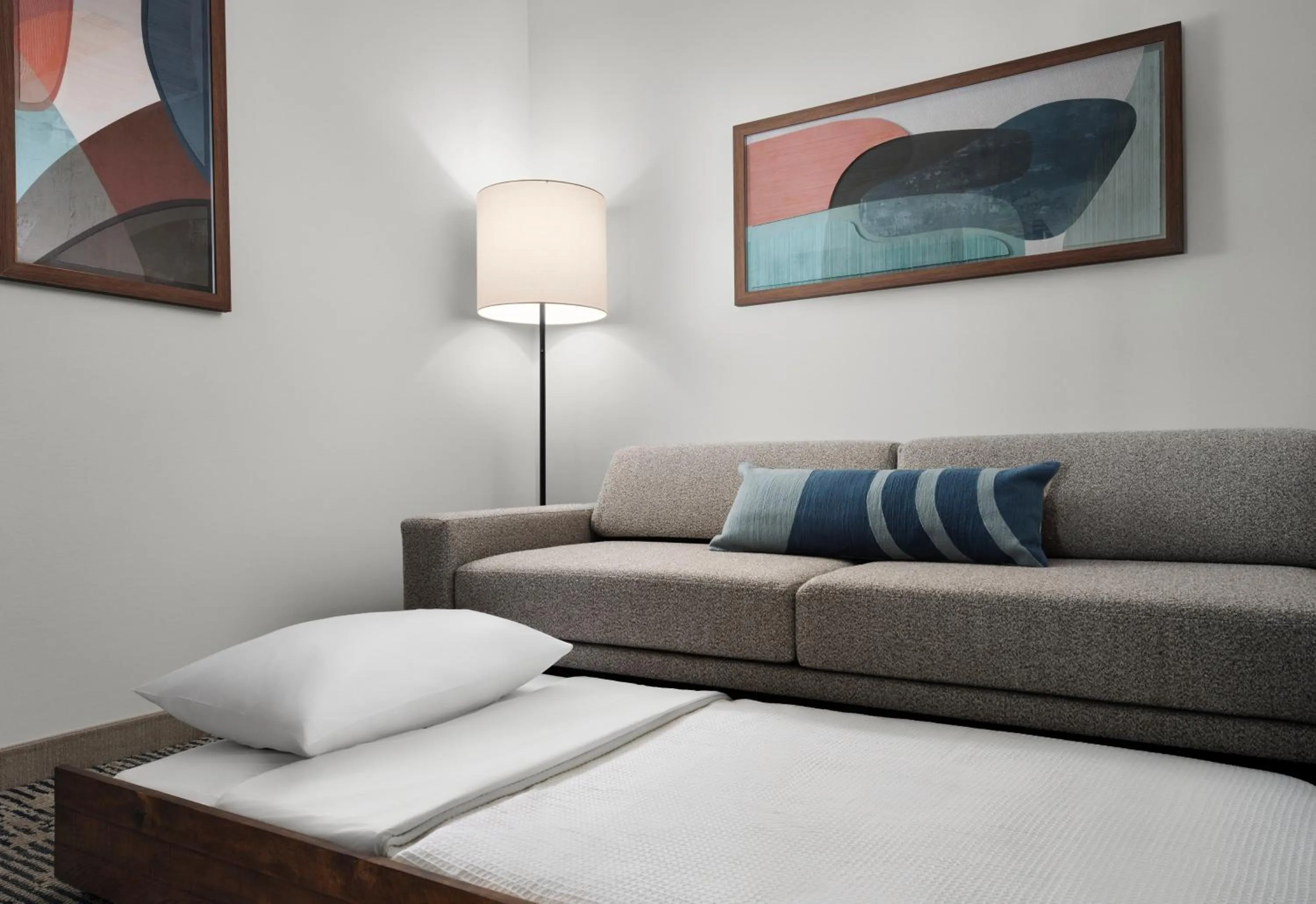 Bed in SpringHill Suites by Marriot Troy Dayton