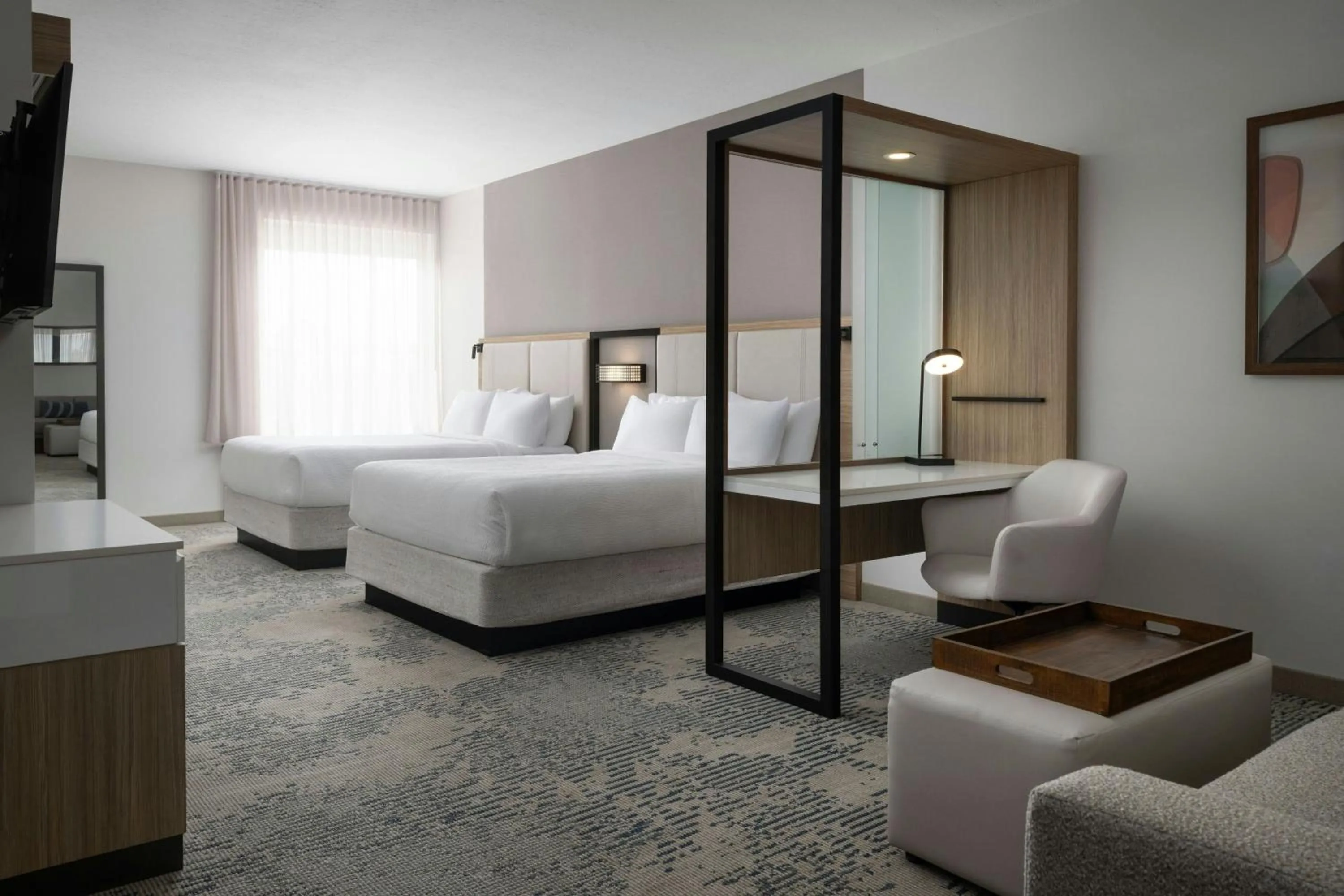 Photo of the whole room, Bed in SpringHill Suites by Marriot Troy Dayton