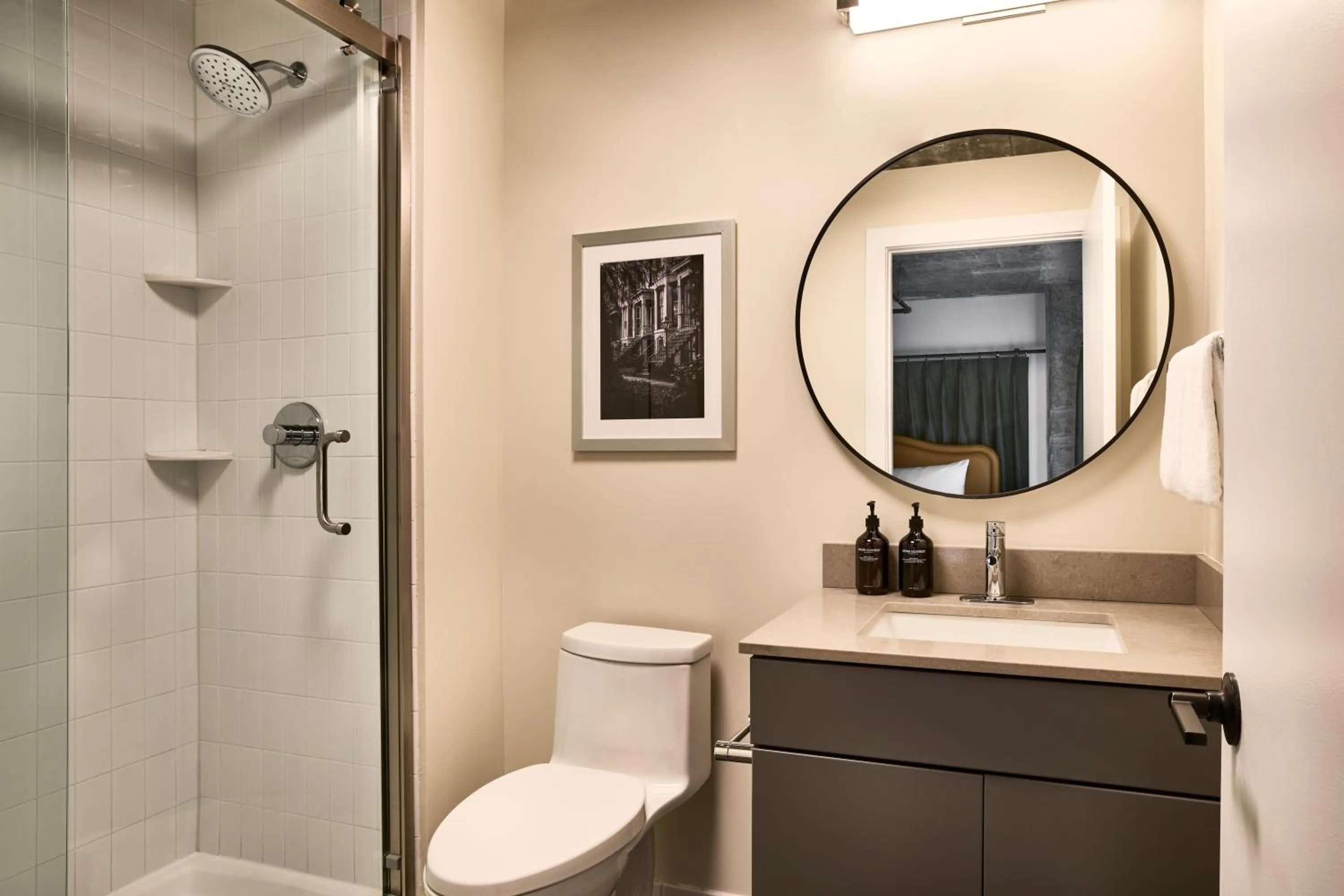 Shower in The Ann Savannah, Apartments by Marriott Bonvoy