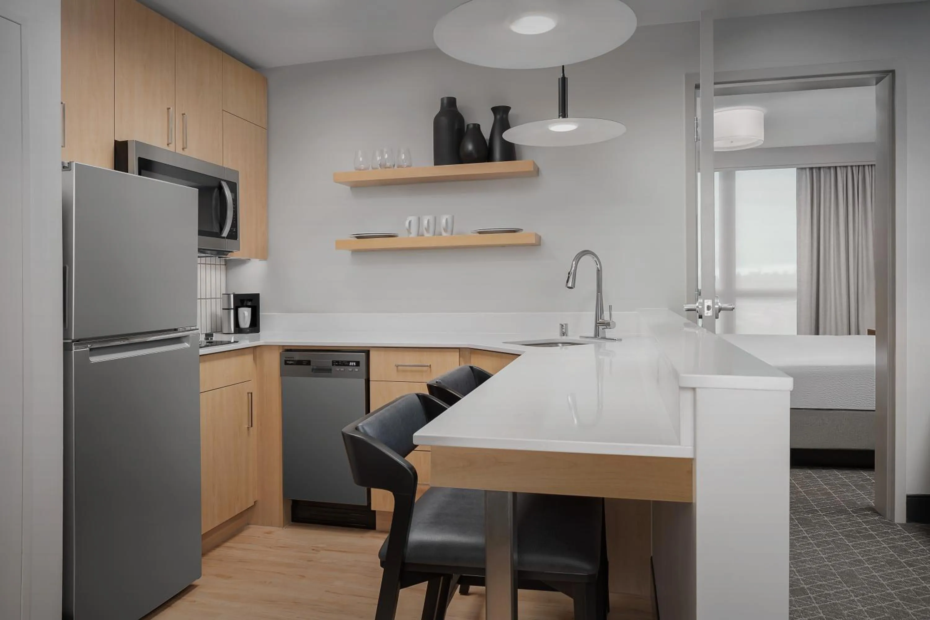 kitchen in Residence Inn by Marriott Seattle Northgate Station