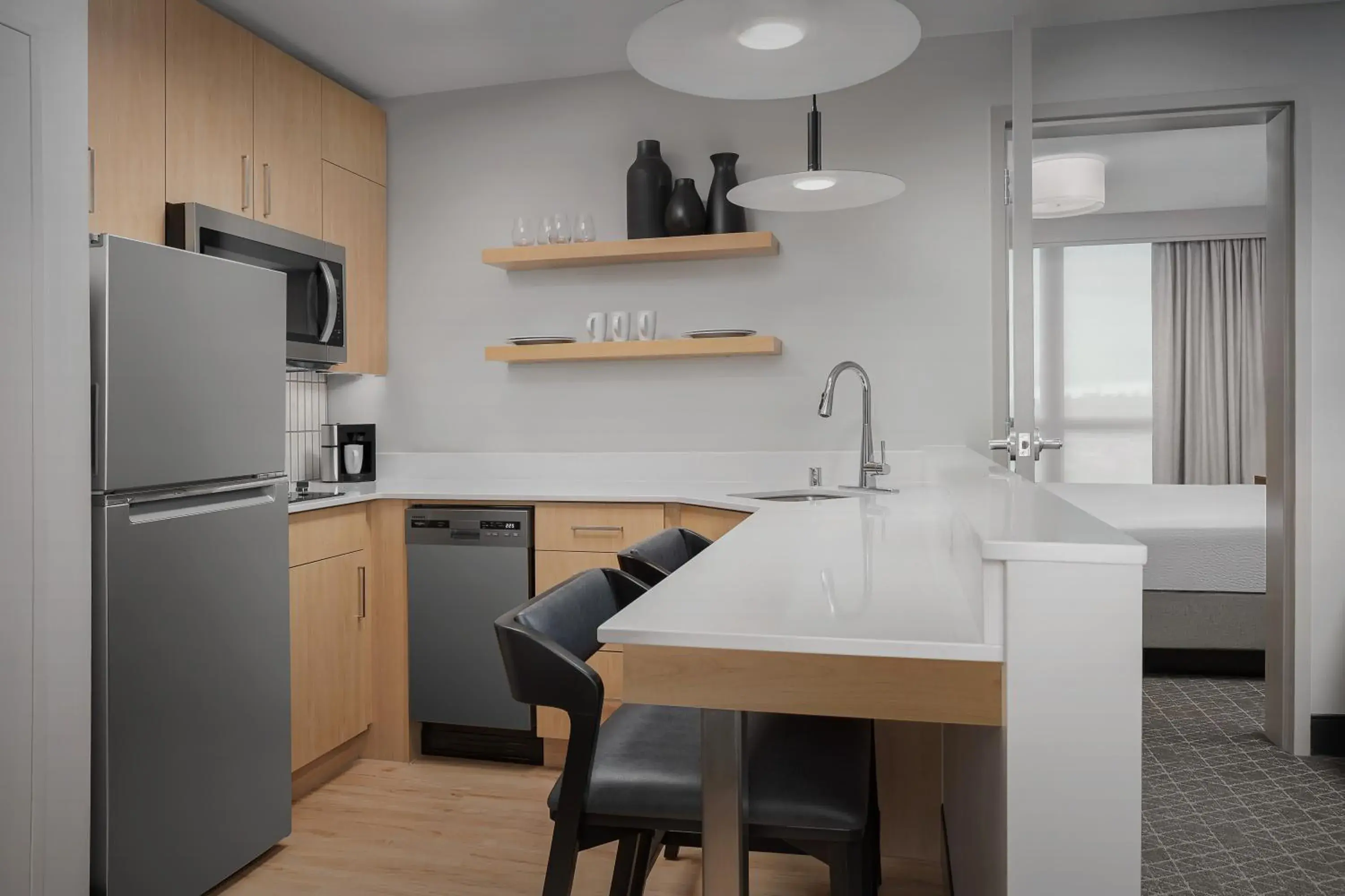 One-Bedroom King Suite with Sofa Bed in Residence Inn by Marriott Seattle Northgate Station One-Bedroom King Suite with Sofa Bed in Residence Inn by Marriott Seattle Northgate Station