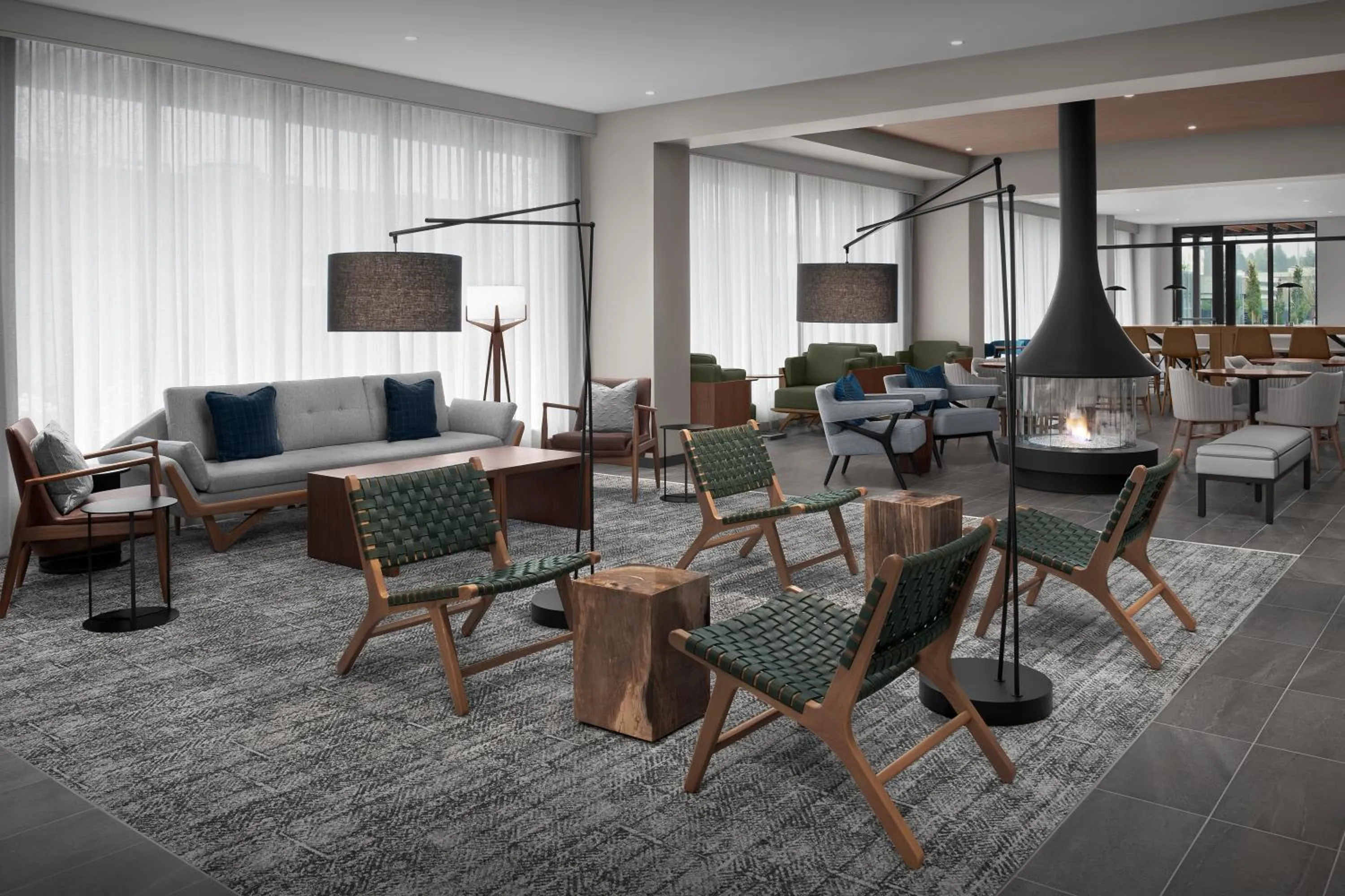 Seating area in Residence Inn by Marriott Seattle Northgate Station
