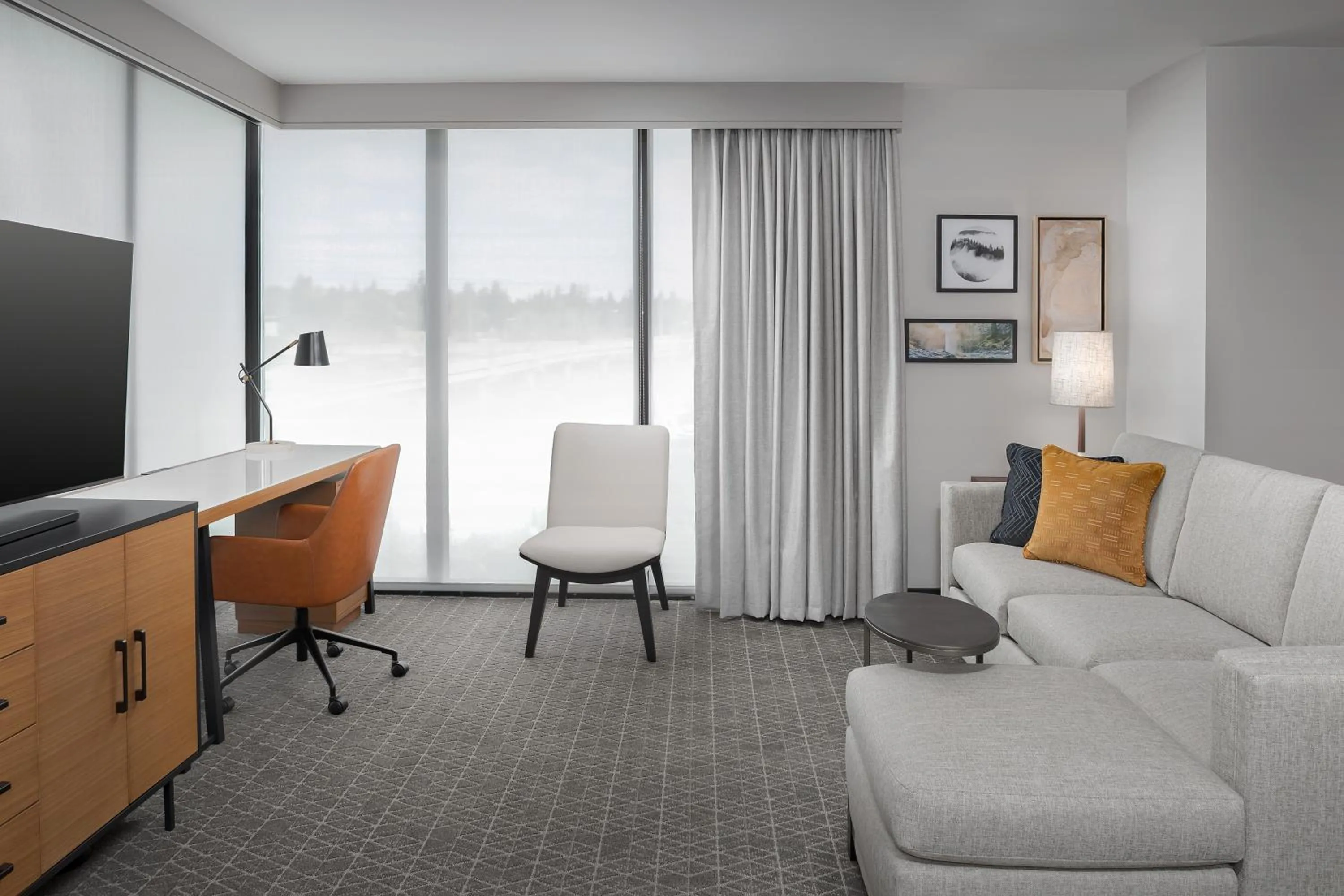 Living room in Residence Inn by Marriott Seattle Northgate Station