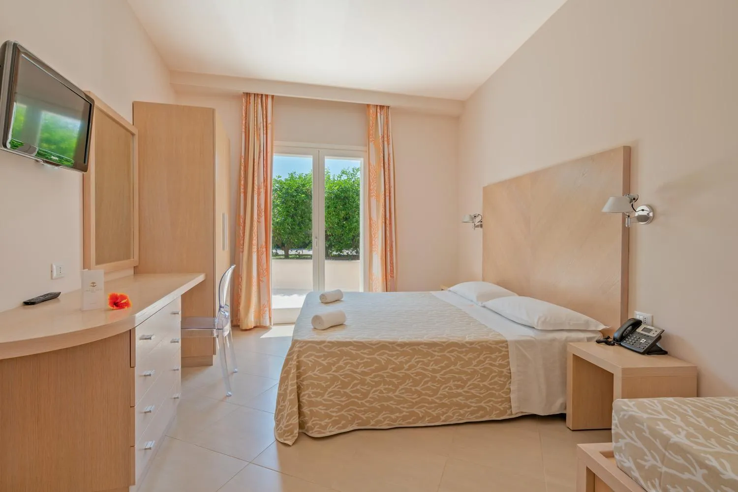 Bedroom, Bed in Hotel Villaggio Cala Di Volpe