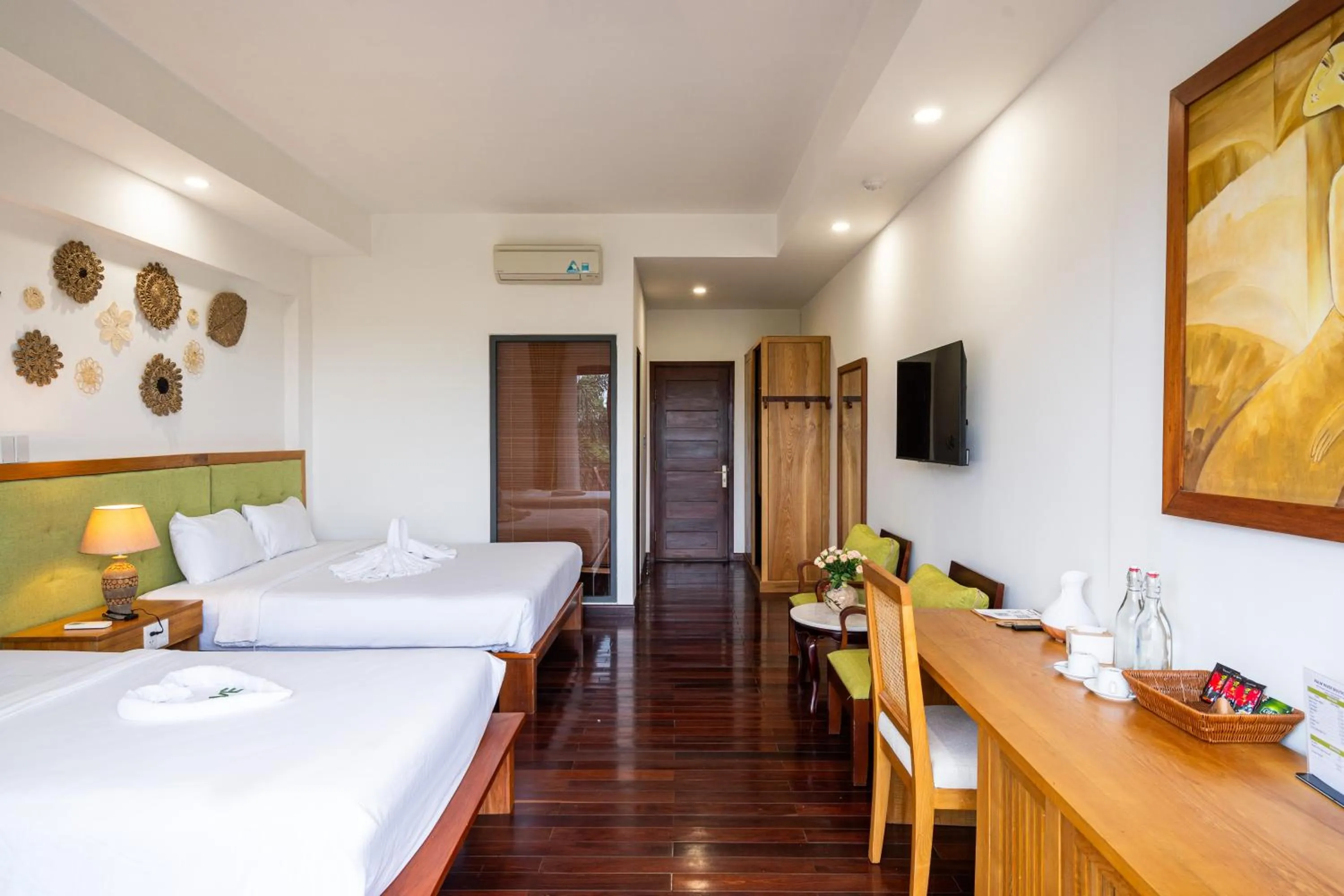 Bed in Palm Riverside Boutique