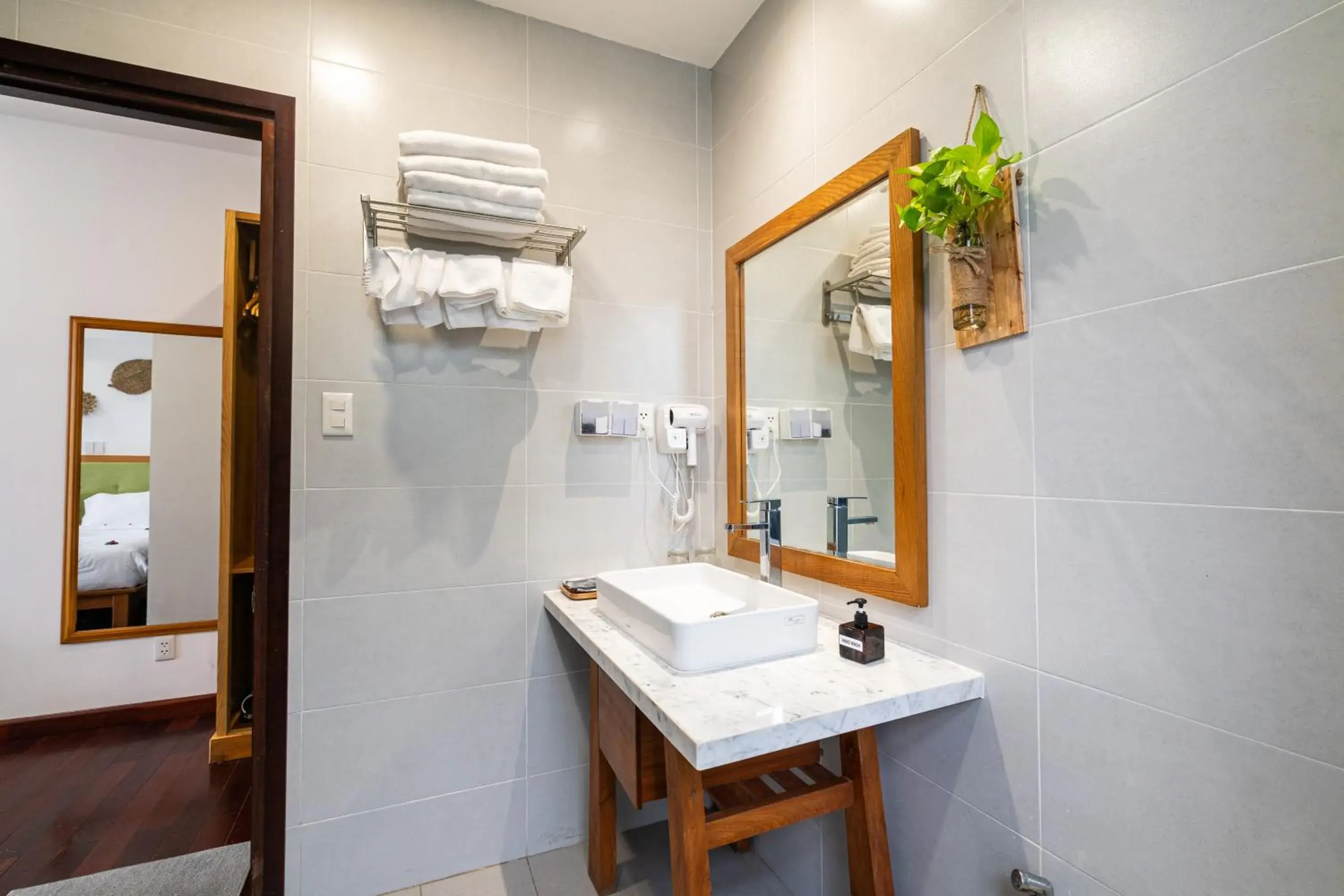 Bathroom in Palm Riverside Boutique Bathroom in Palm Riverside Boutique