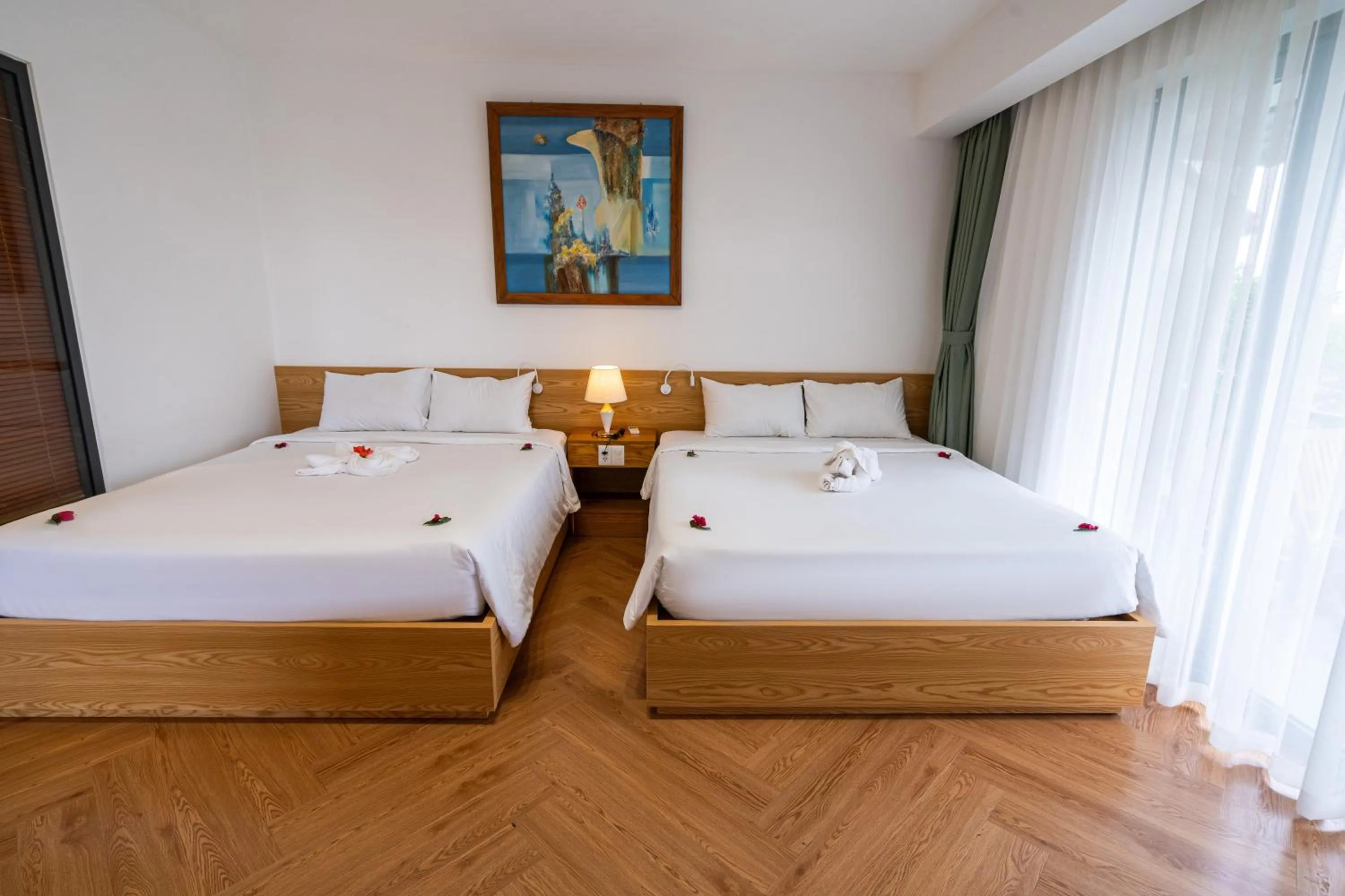 Bed in Palm Riverside Boutique