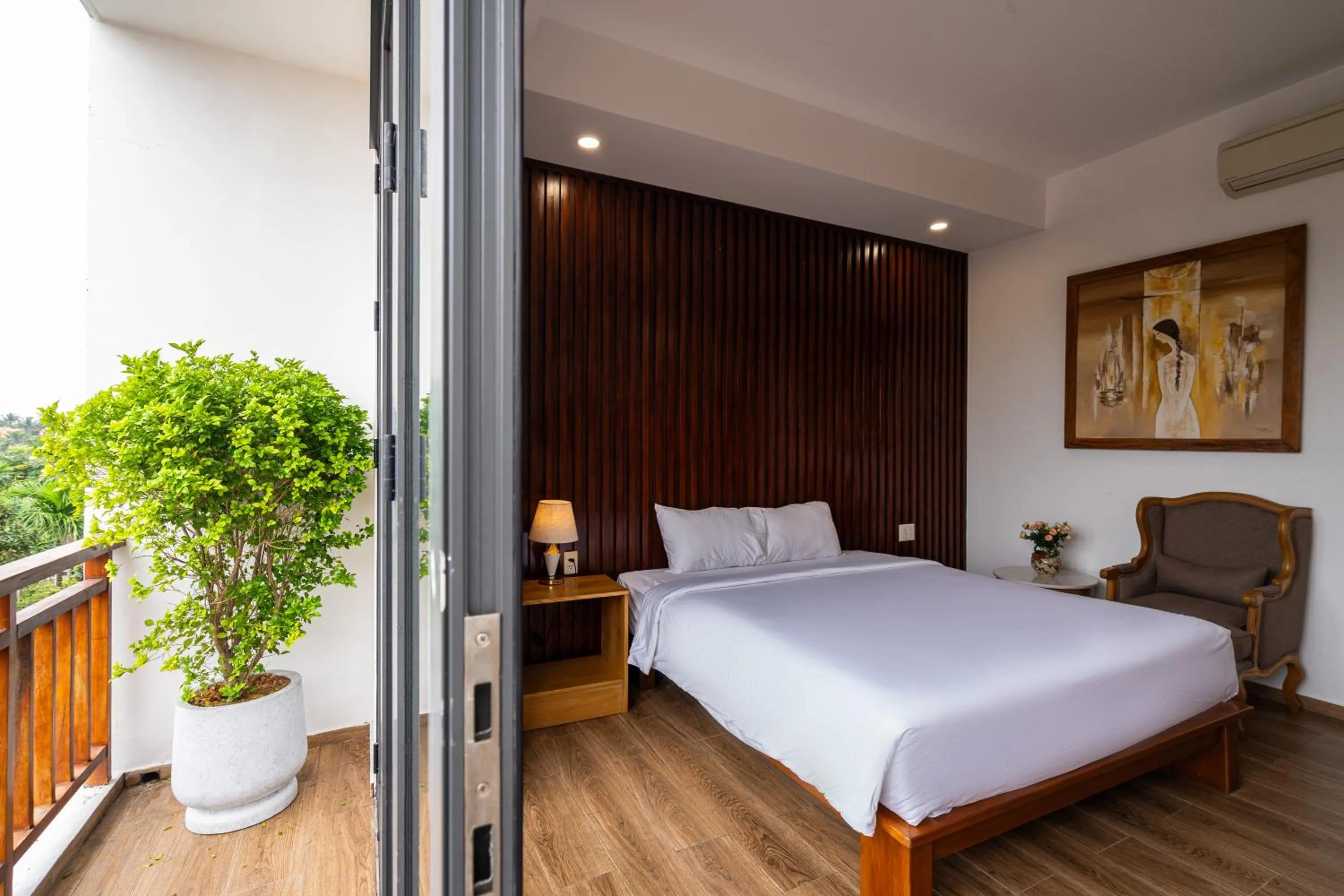 Bed in Palm Riverside Boutique