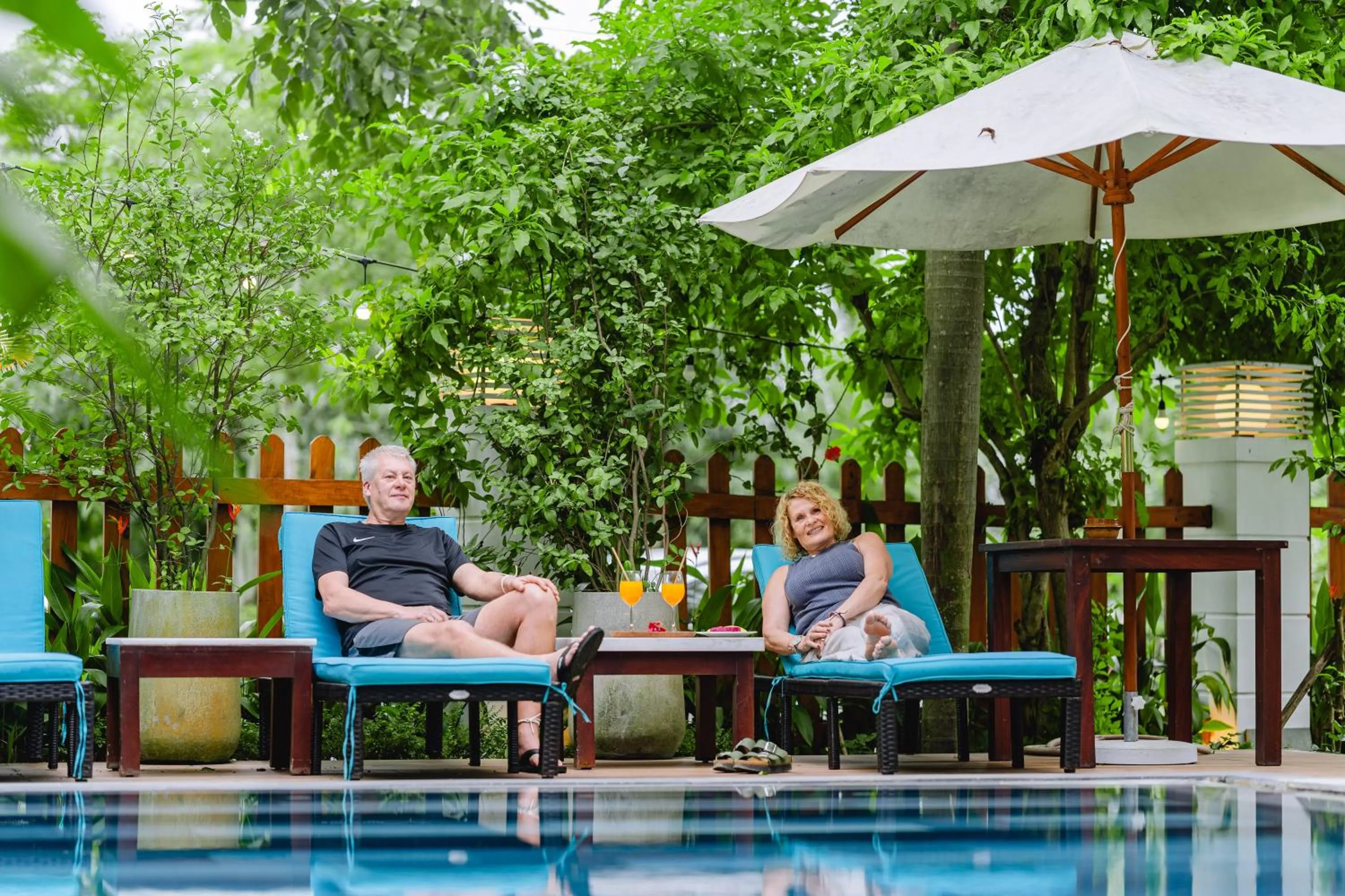 Swimming pool in Palm Riverside Boutique