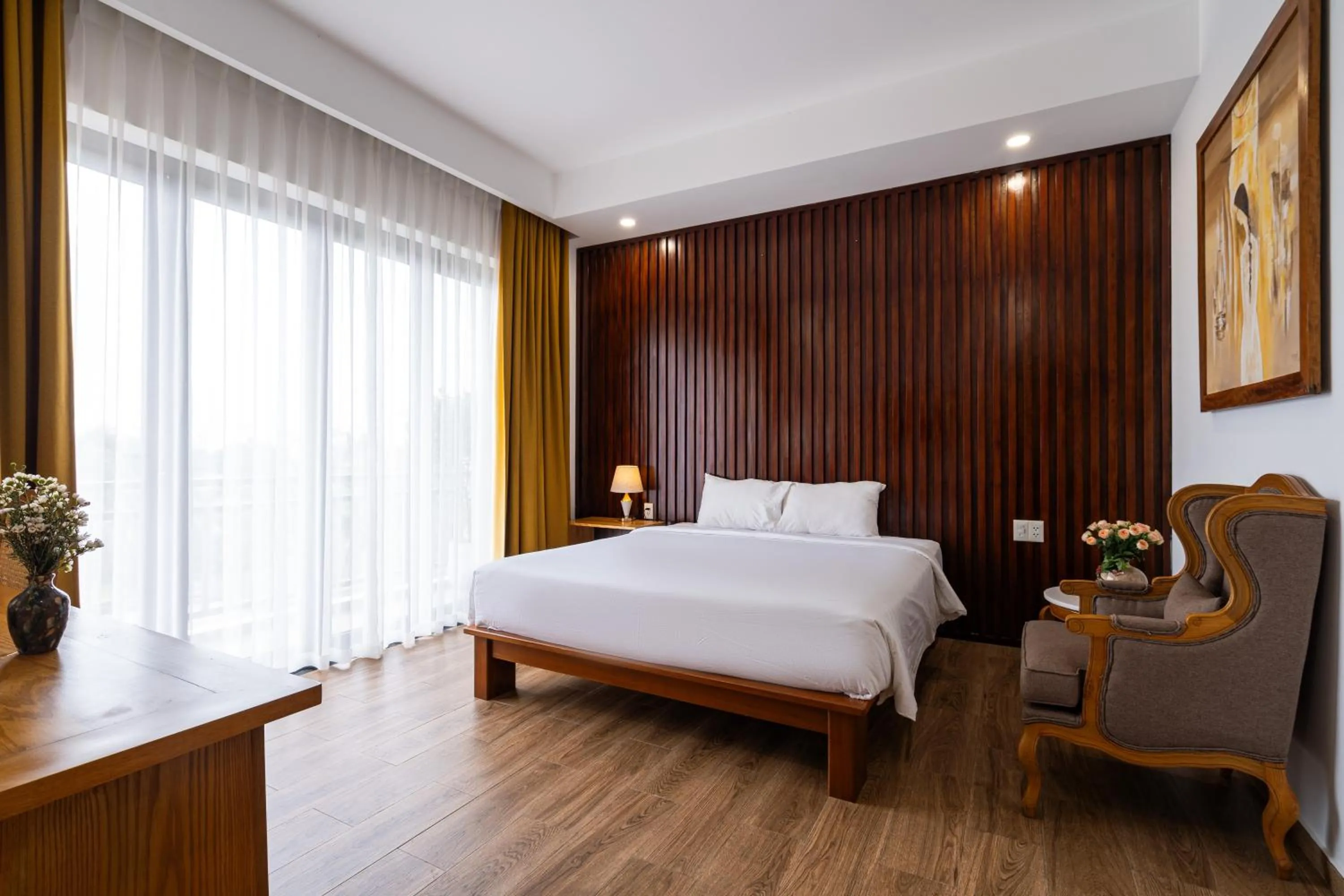 Bed in Palm Riverside Boutique