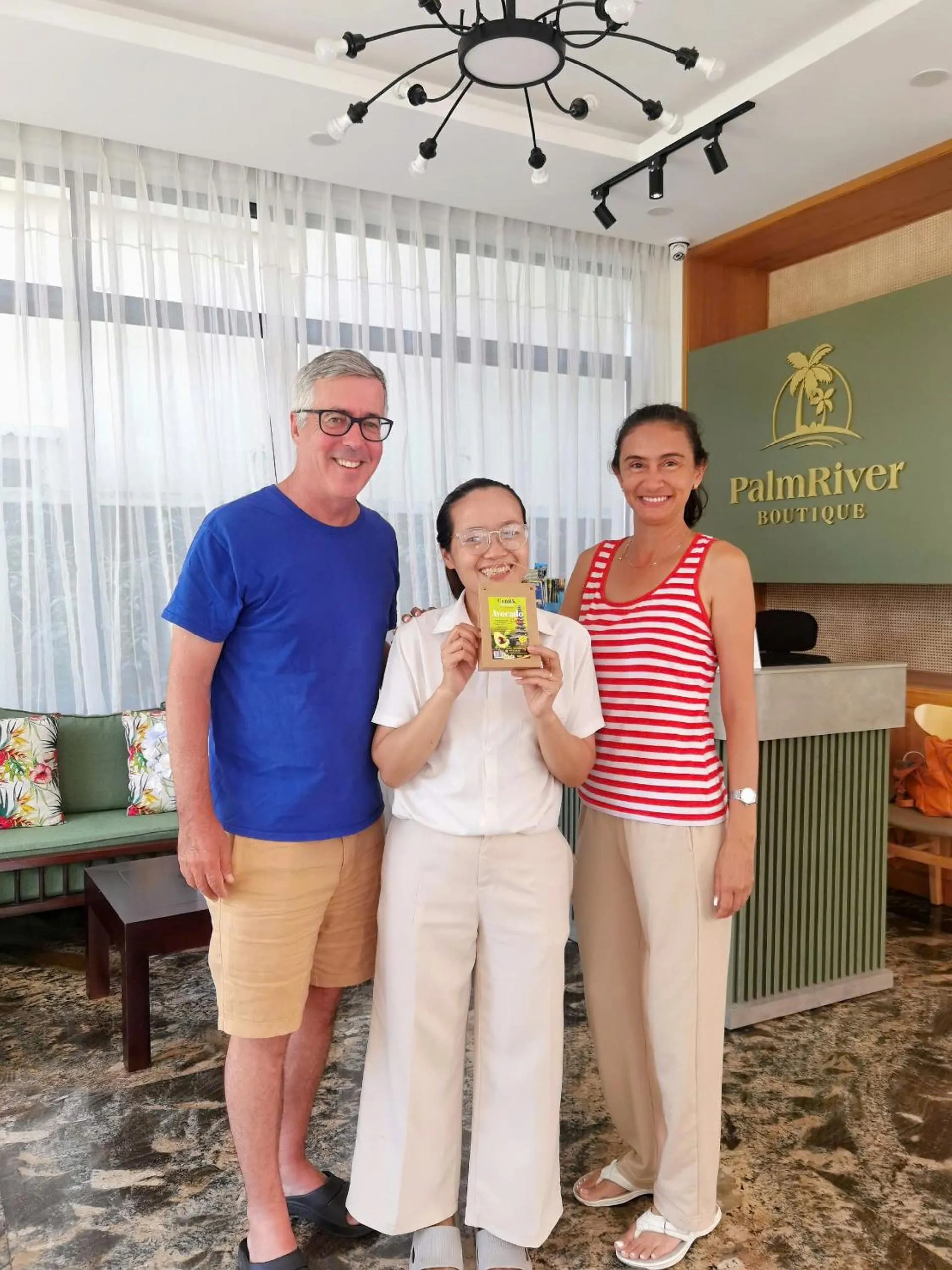 People in Palm Riverside Boutique