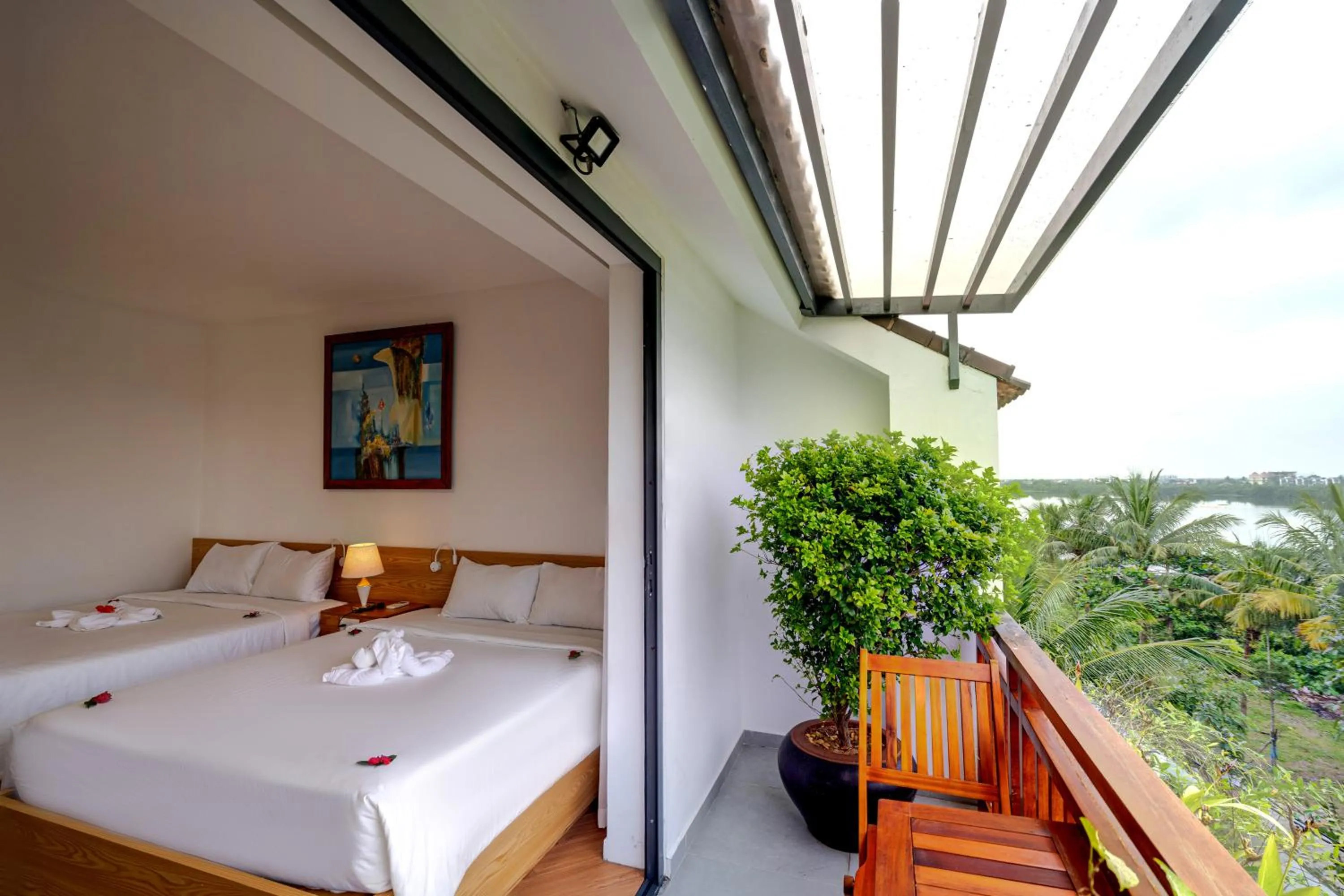 Bed in Palm Riverside Boutique