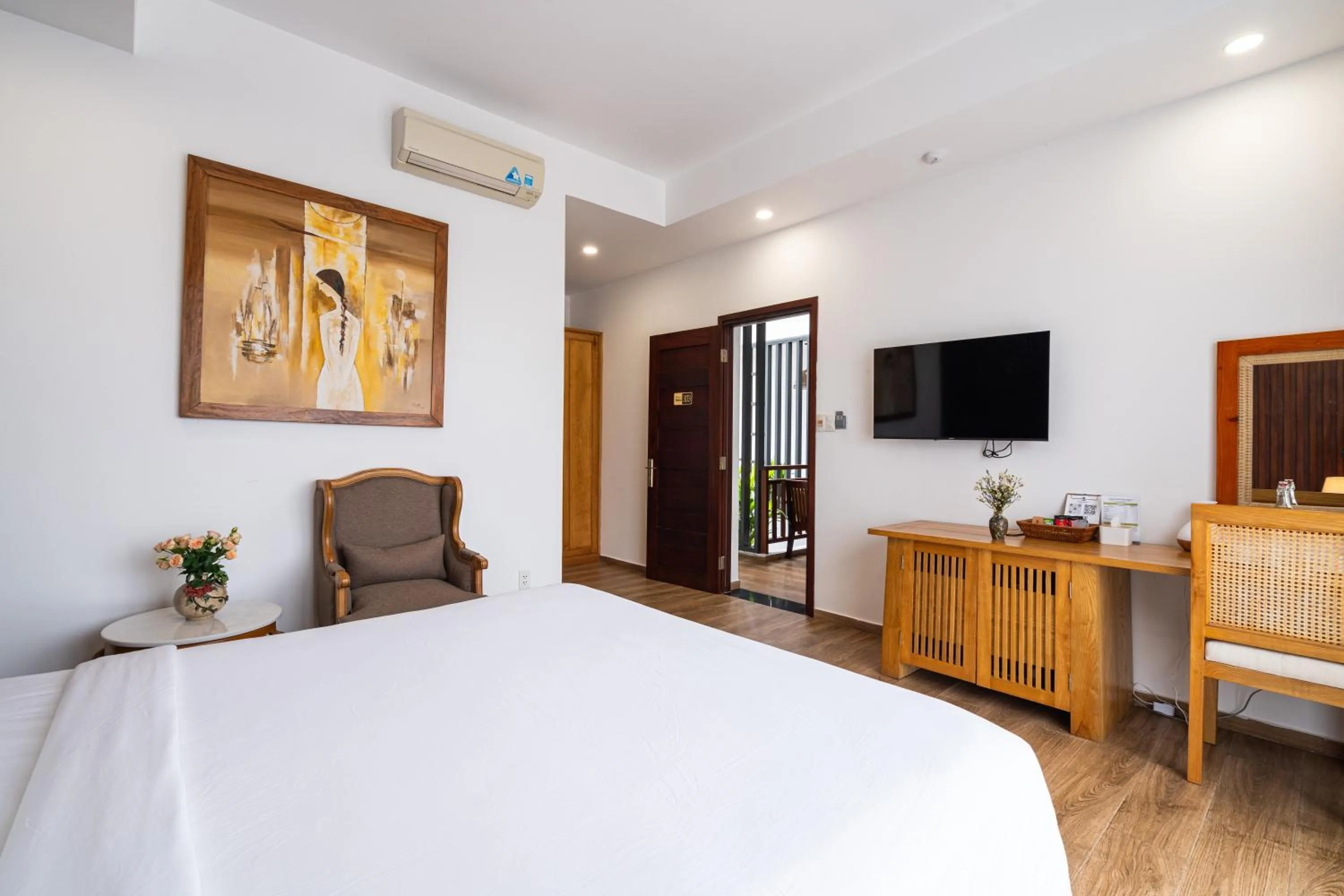 Bed in Palm Riverside Boutique