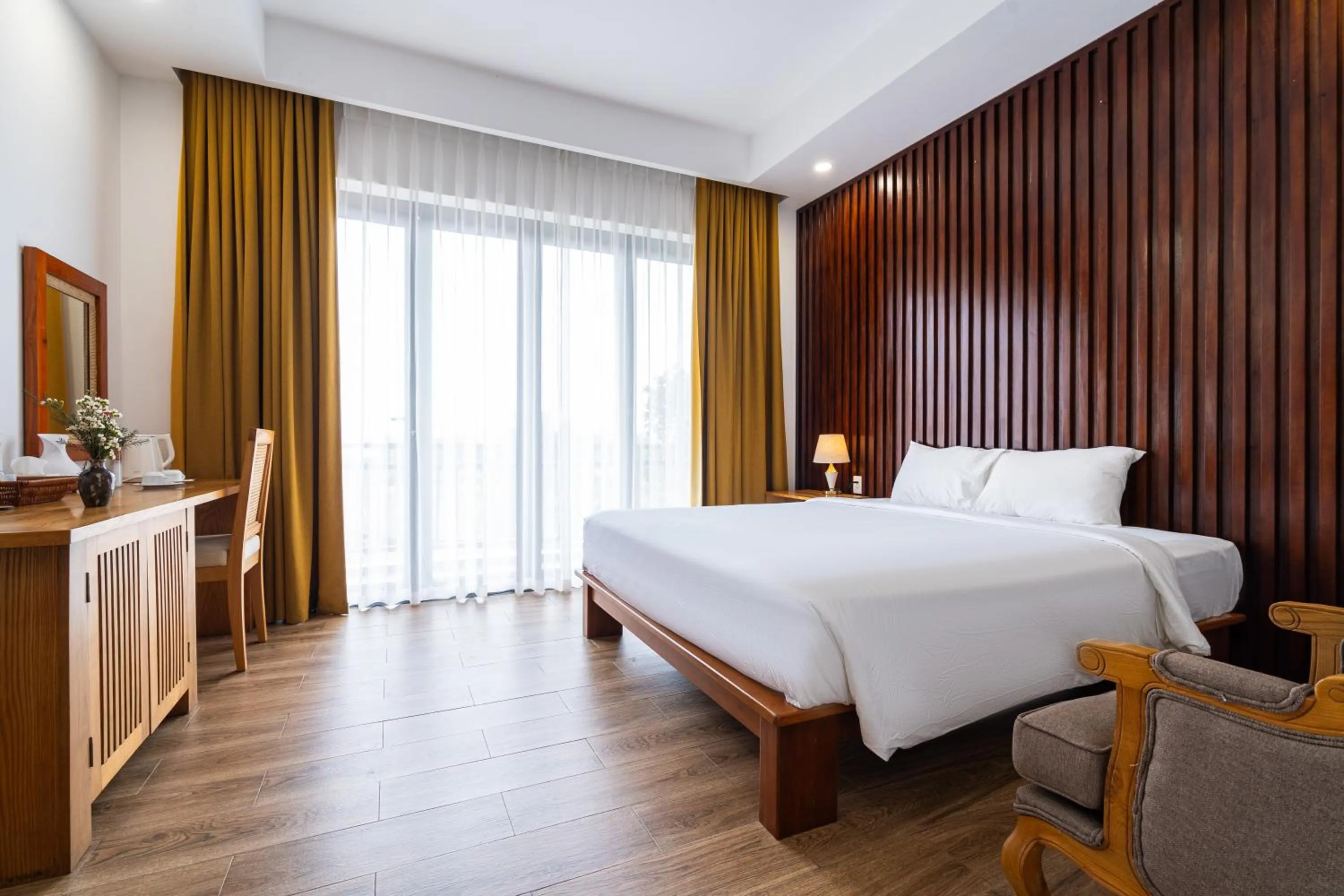 Bed in Palm Riverside Boutique