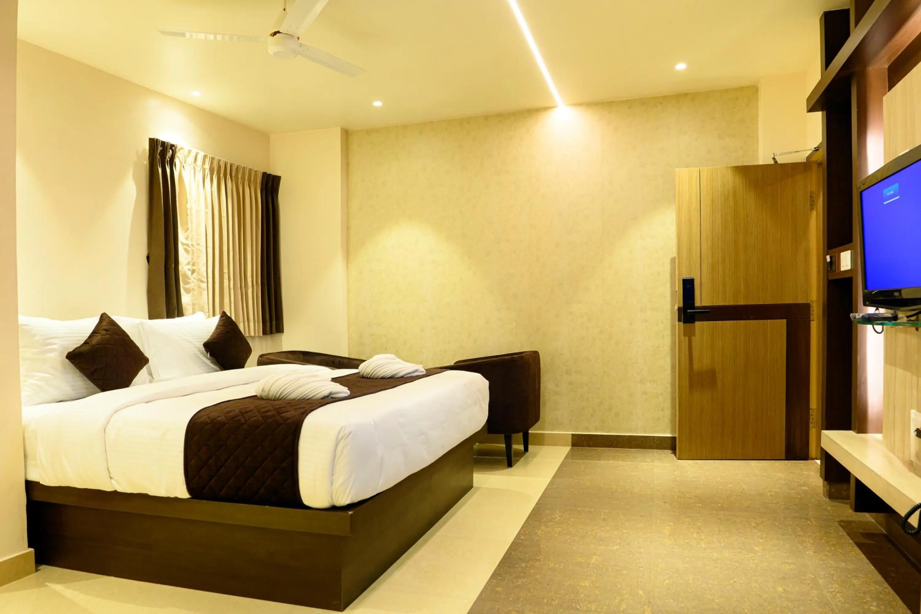 Bed in Srigandha Residency