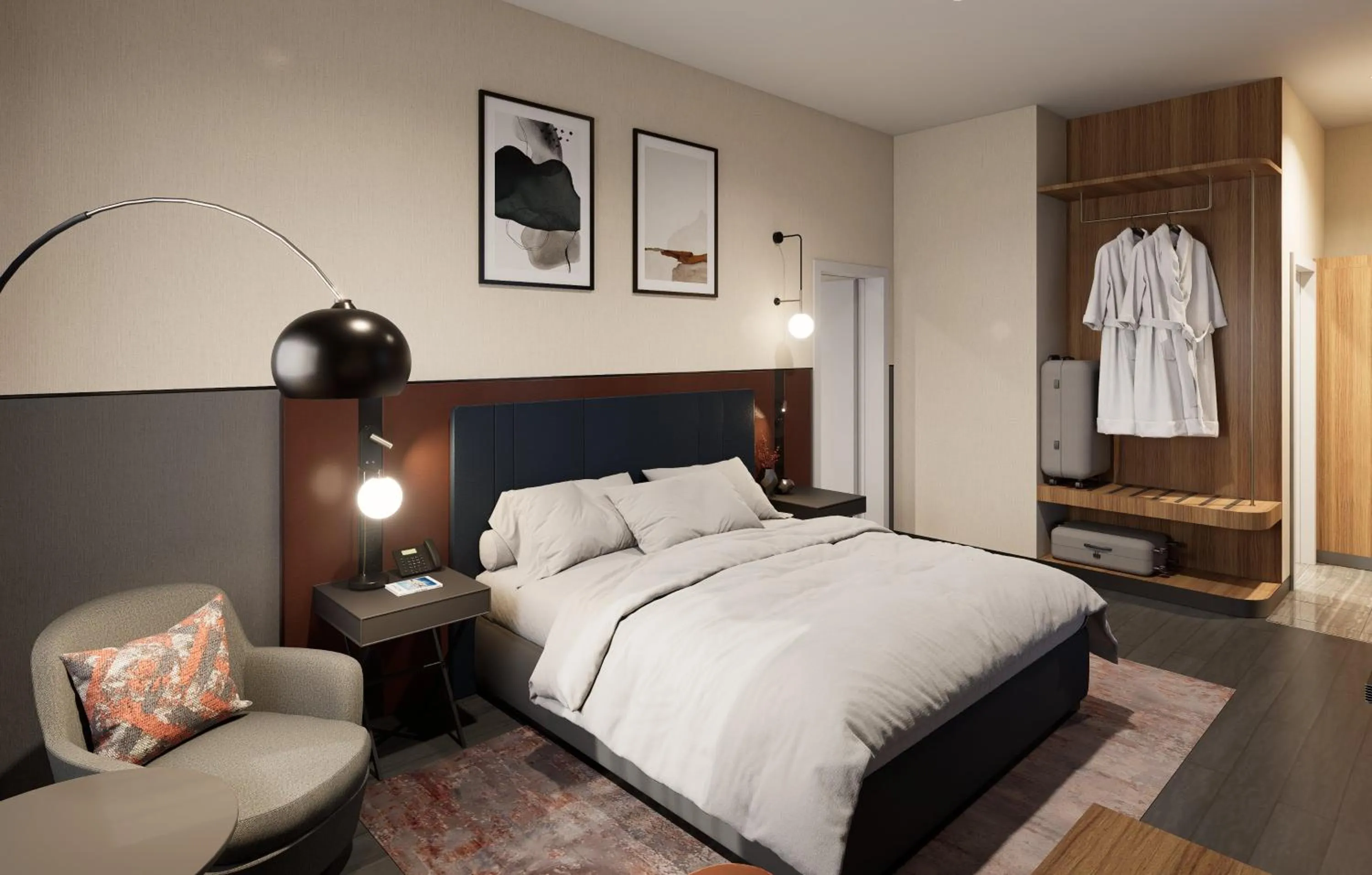 Bed in Crowne Plaza Istanbul - West