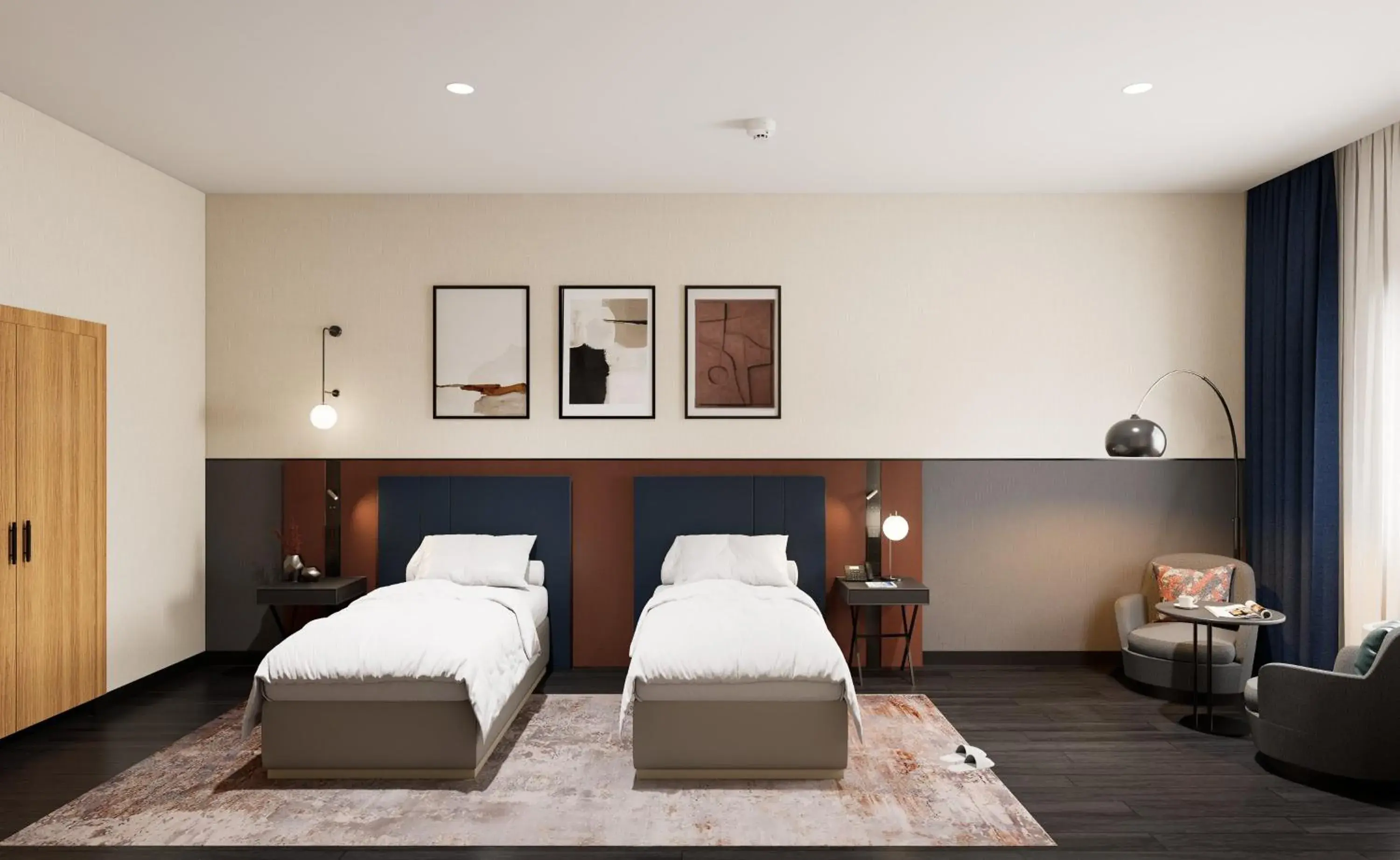 Standard Twin Room with Lake View in Crowne Plaza Istanbul - West Standard Twin Room with Lake View in Crowne Plaza Istanbul - West