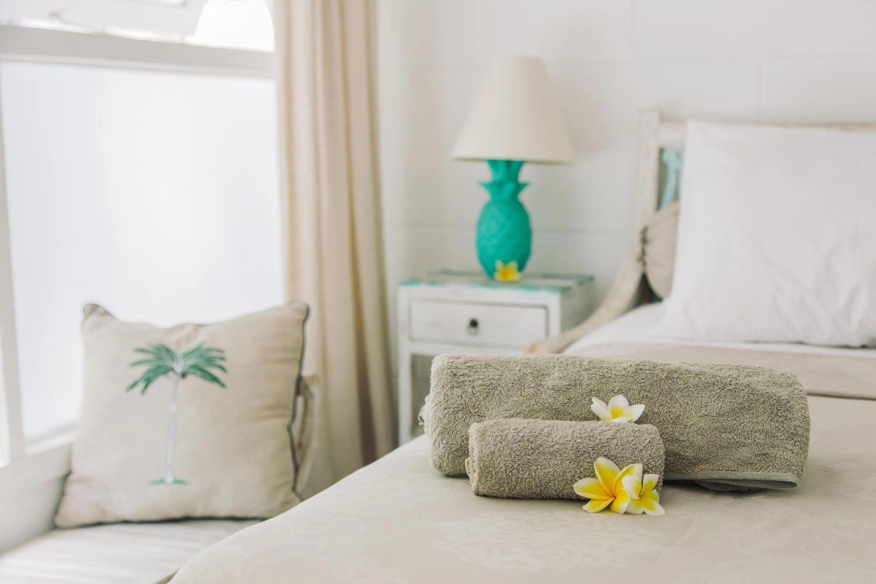 Decorative detail, Bed in Palmeto Village