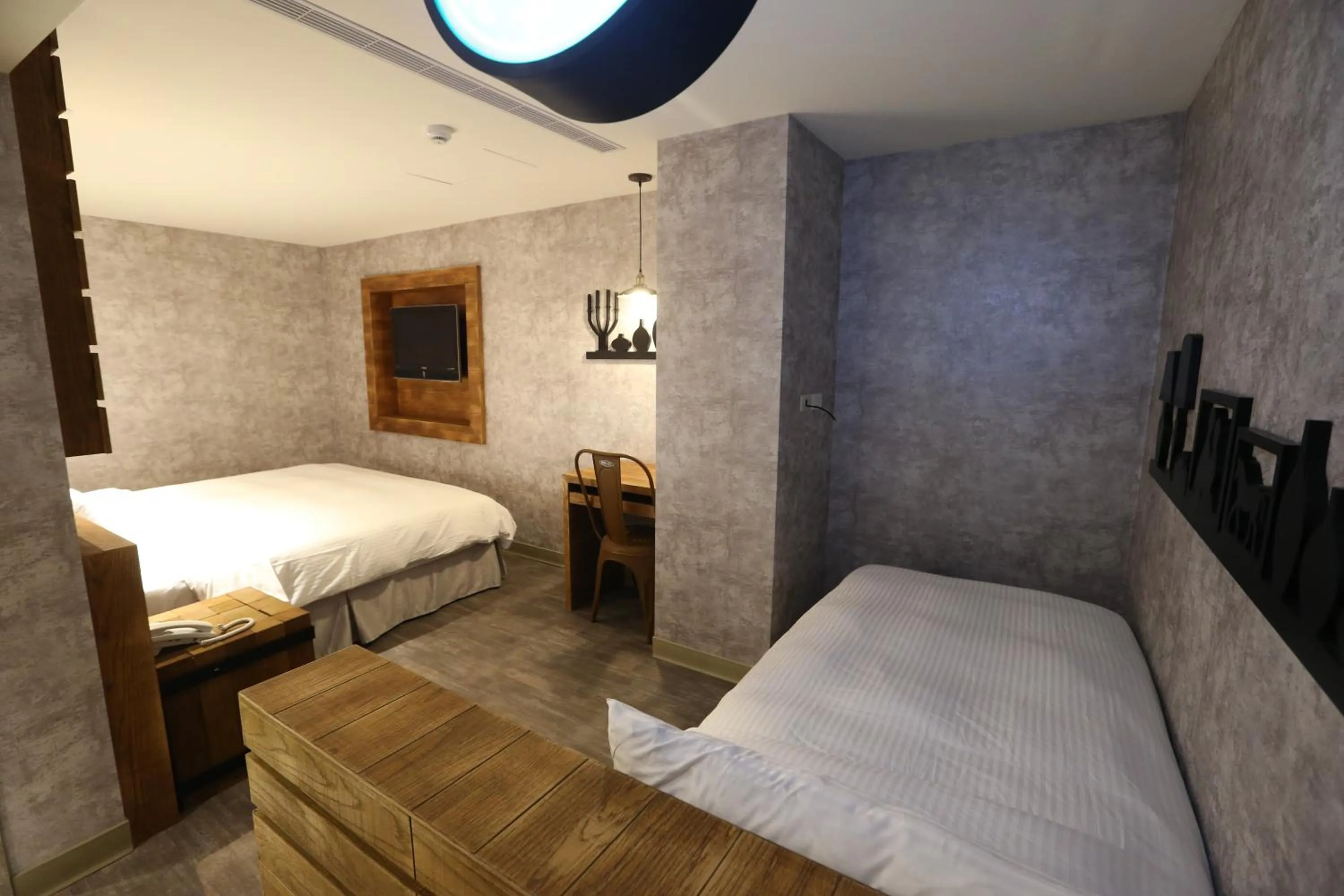 Photo of the whole room, Bed in Central Hotel