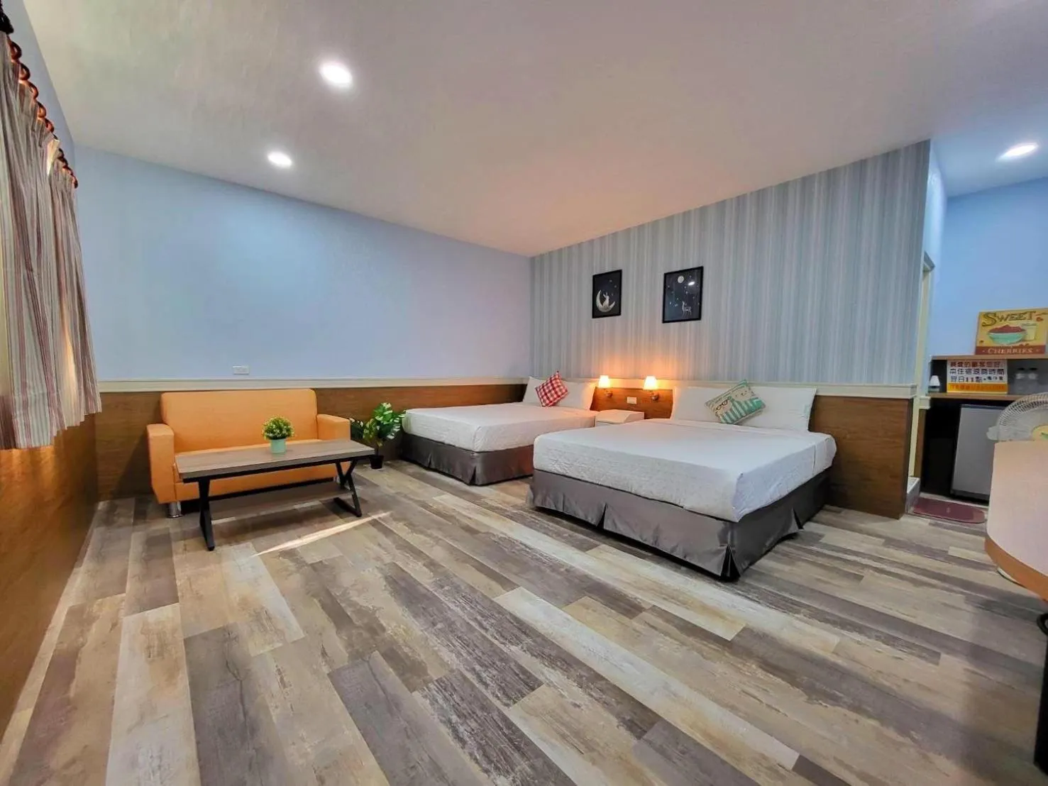 Bed in Xing Ji Bungalow