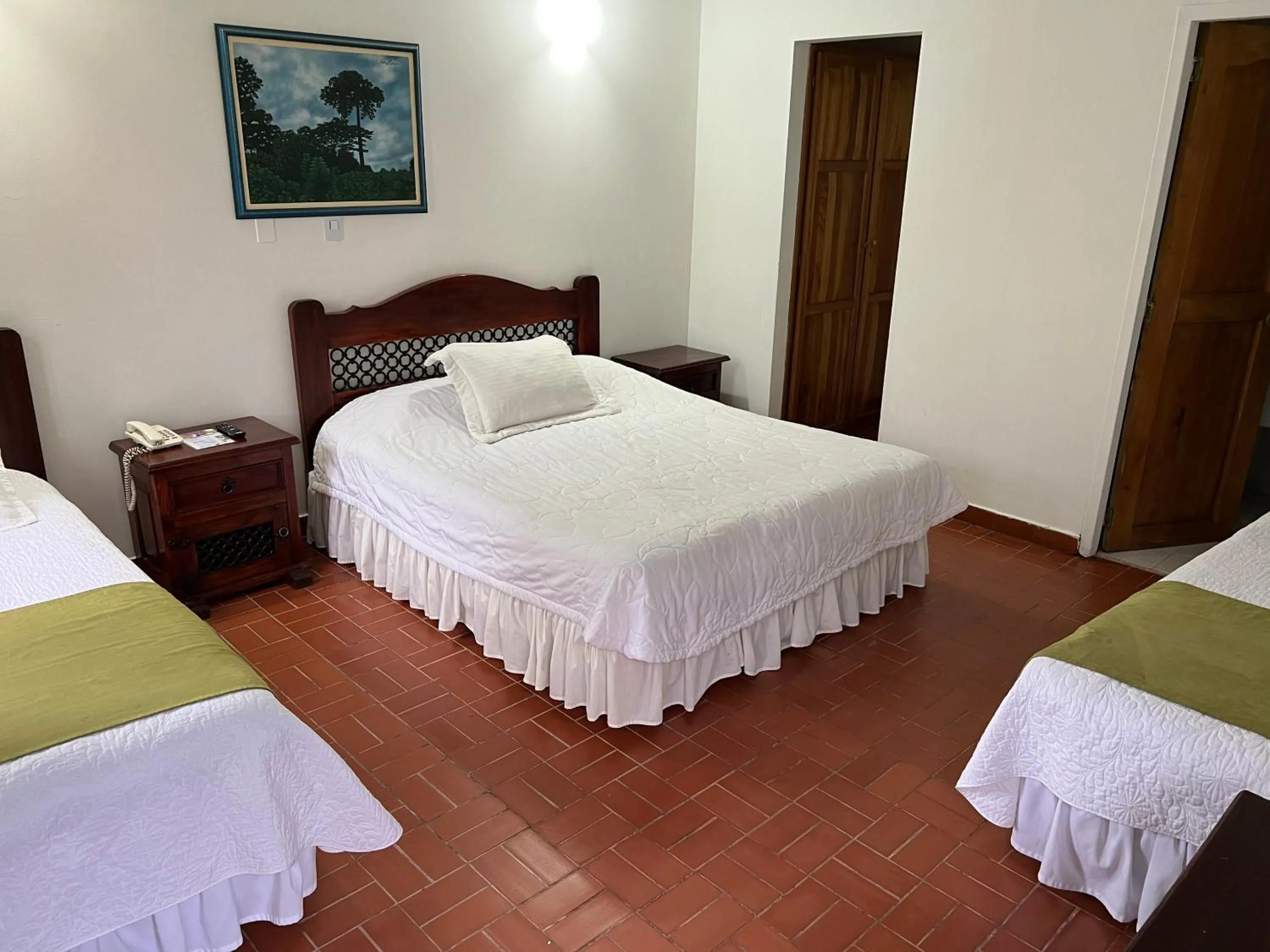 Bed in Ecohotel La Casona Pereira