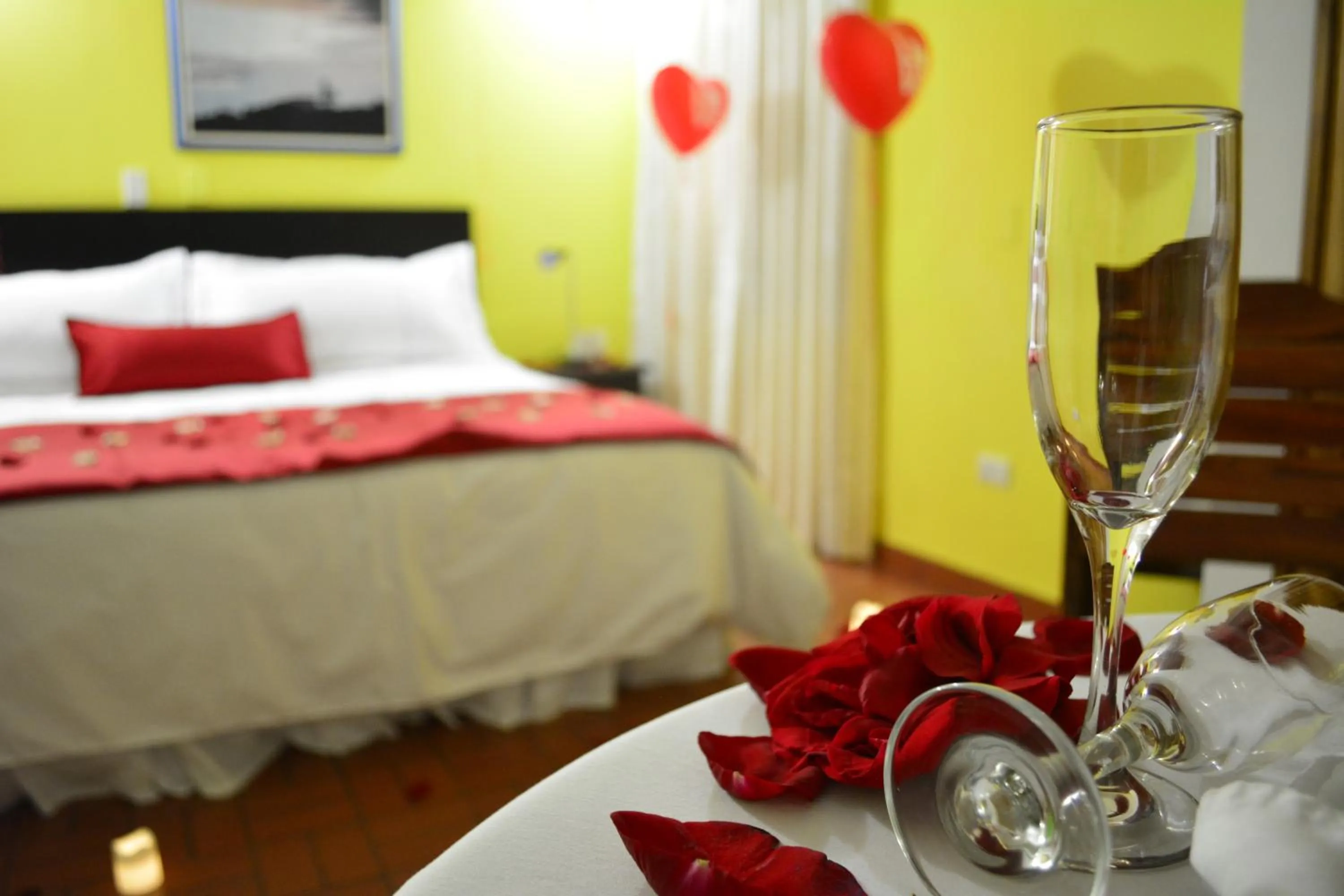 Bed in Ecohotel La Casona Pereira