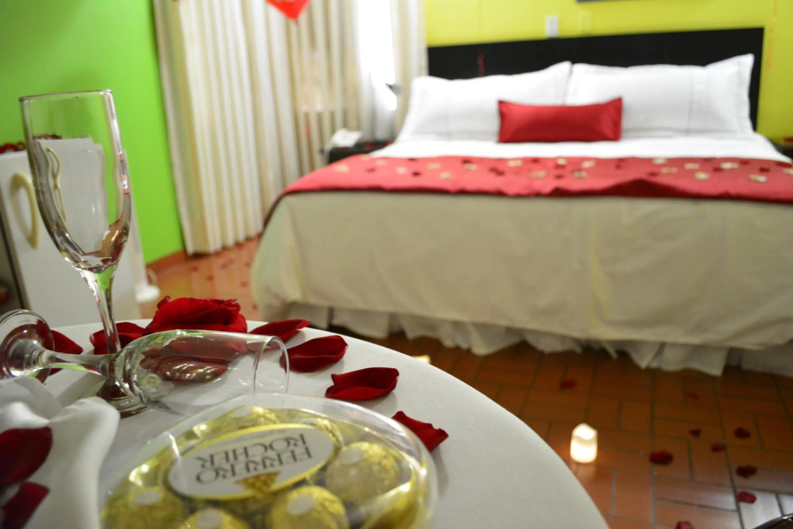 Bed in Ecohotel La Casona Pereira