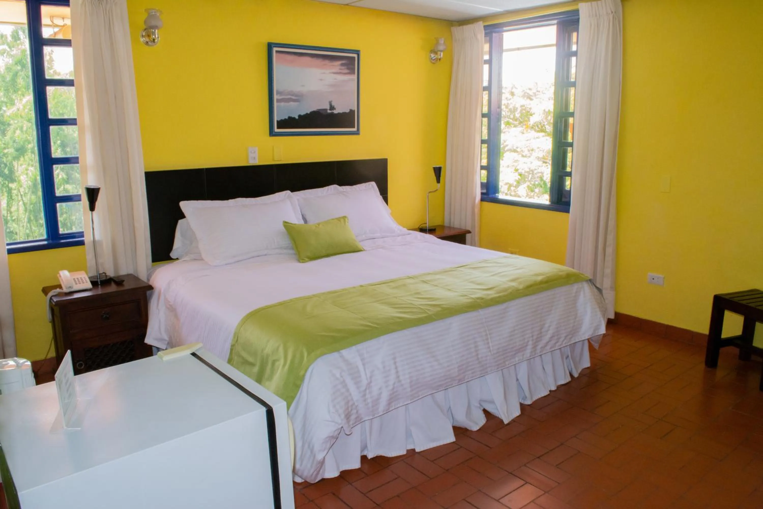 Bed in Ecohotel La Casona Pereira