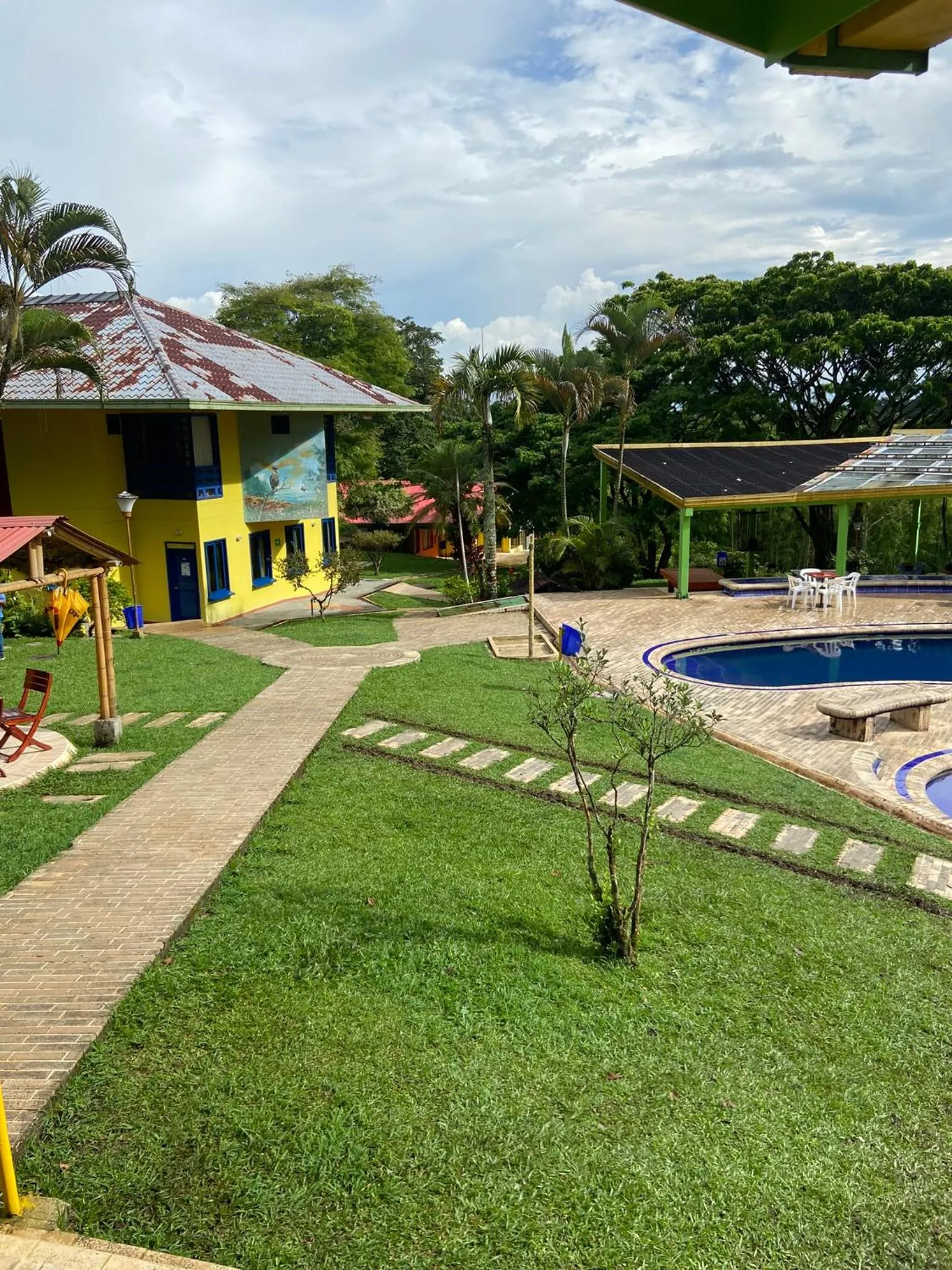 Area and facilities in Ecohotel La Casona Pereira
